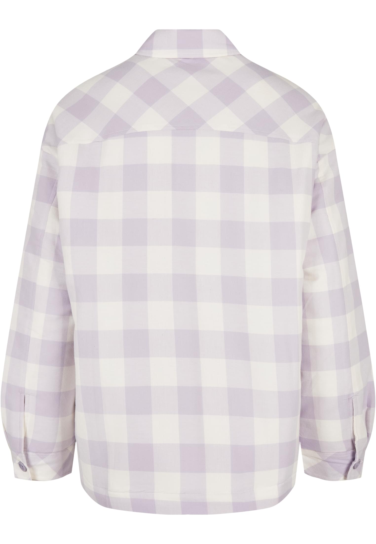 Ladies Flanell Padded Overshirt | whitesand/softlilac