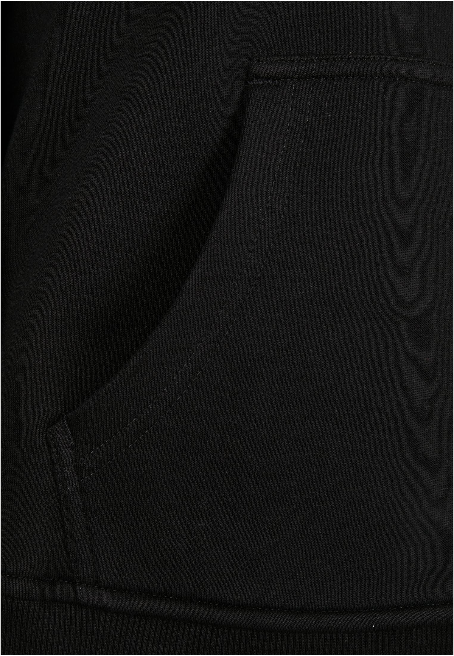 Ladies Lace Inset Hoody | black