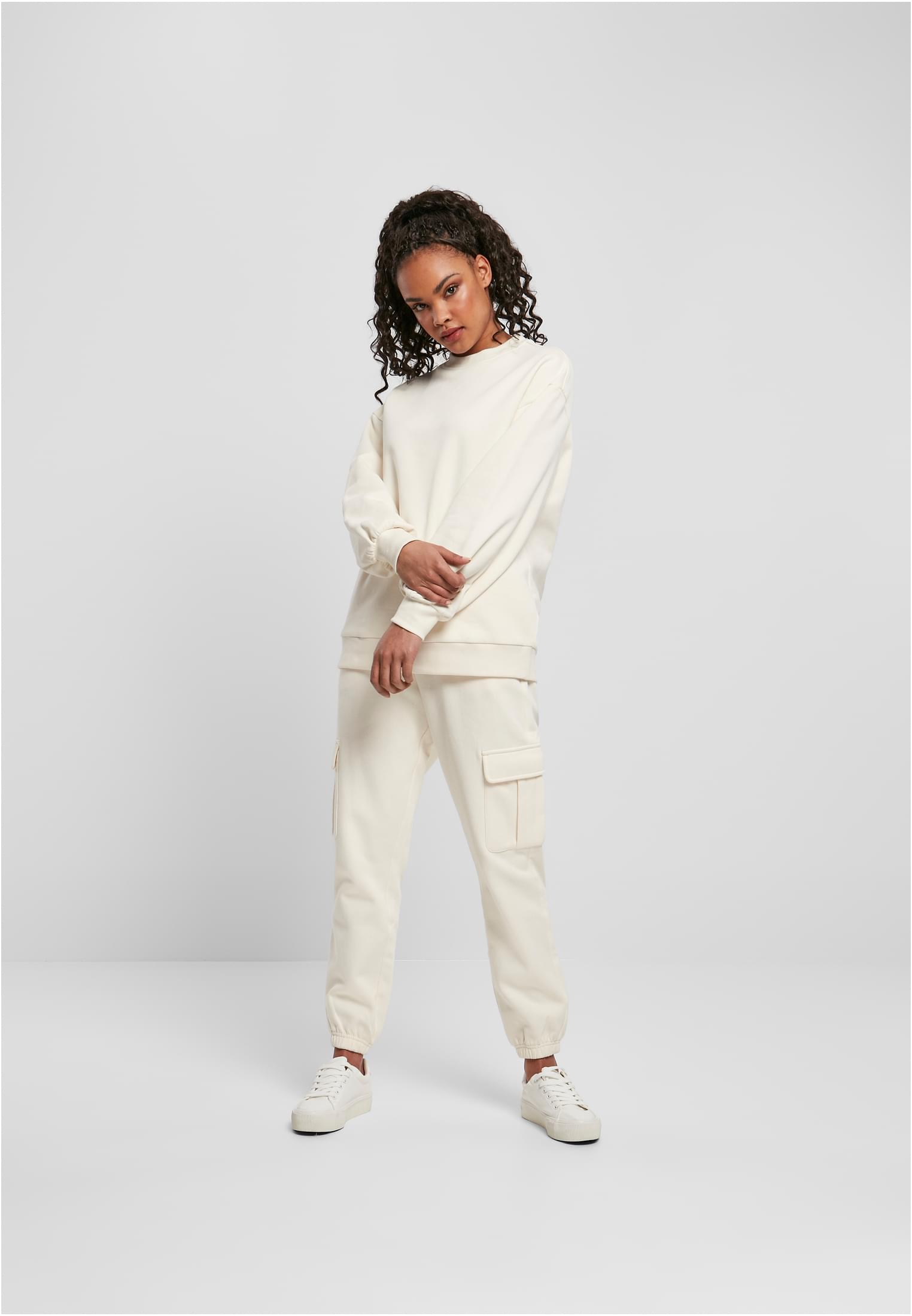 Ladies Organic Oversized Crew | whitesand