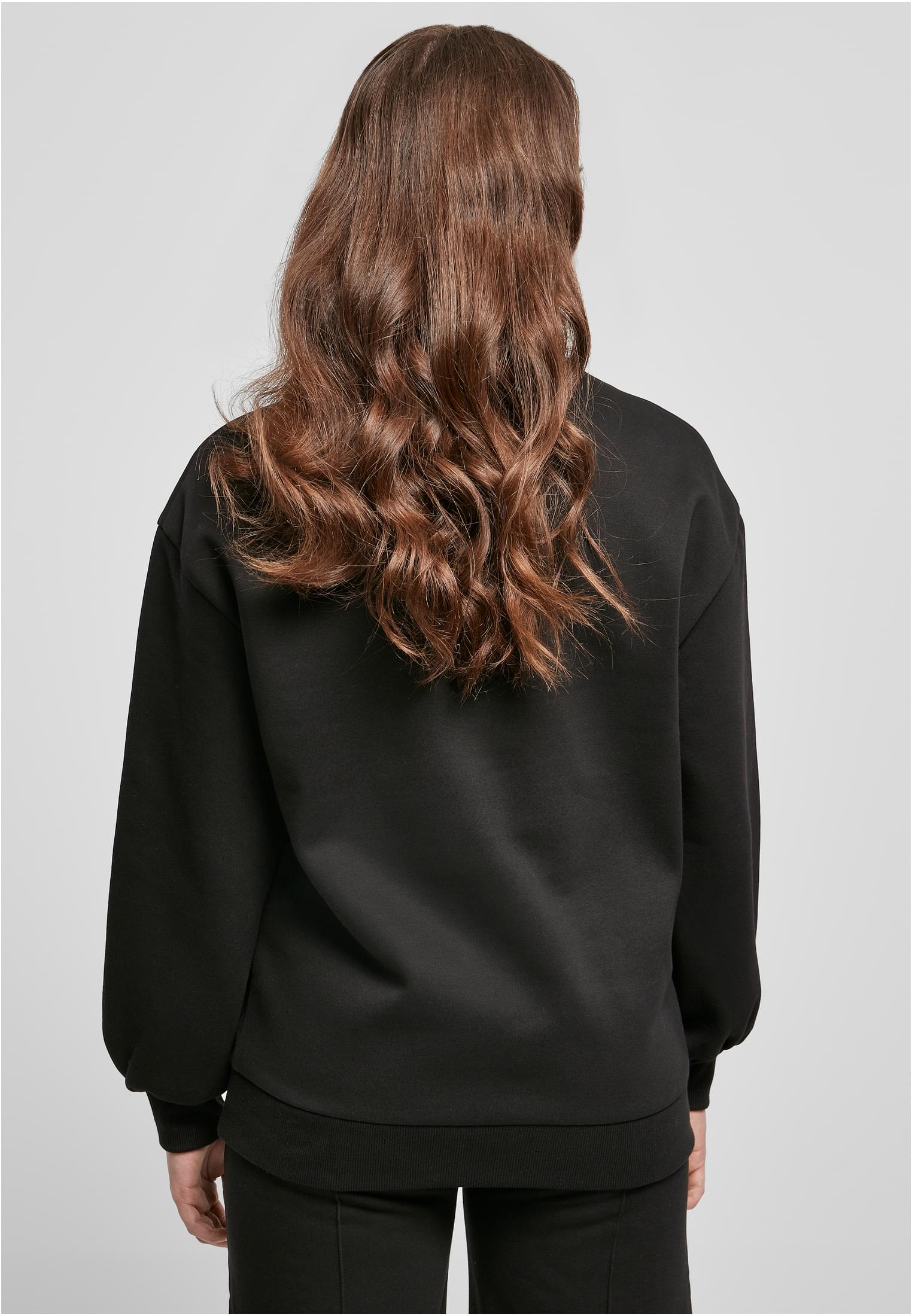 Ladies Organic Oversized Crew | black