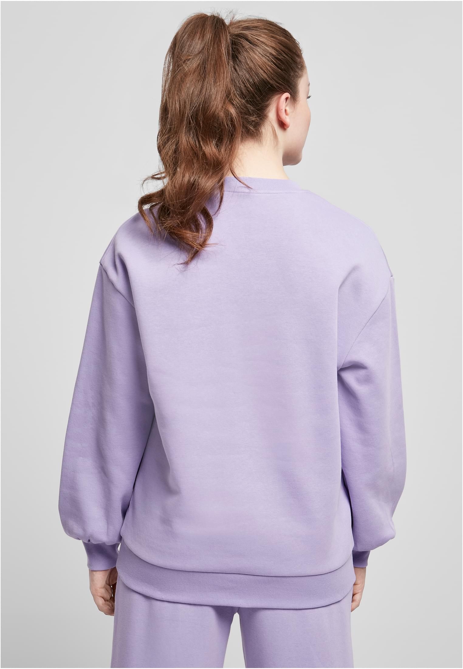 Ladies Organic Oversized Crew | lavender