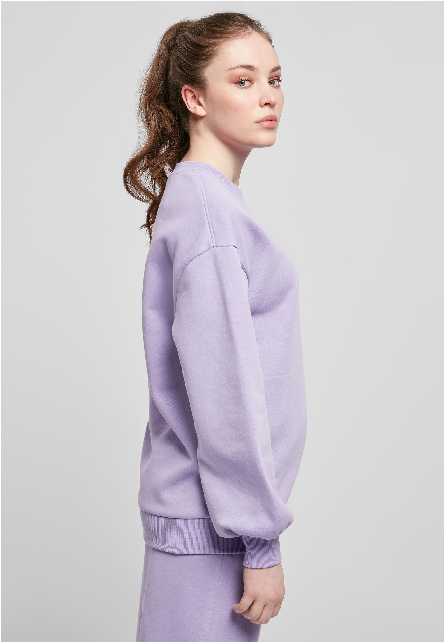 Ladies Organic Oversized Crew | lavender