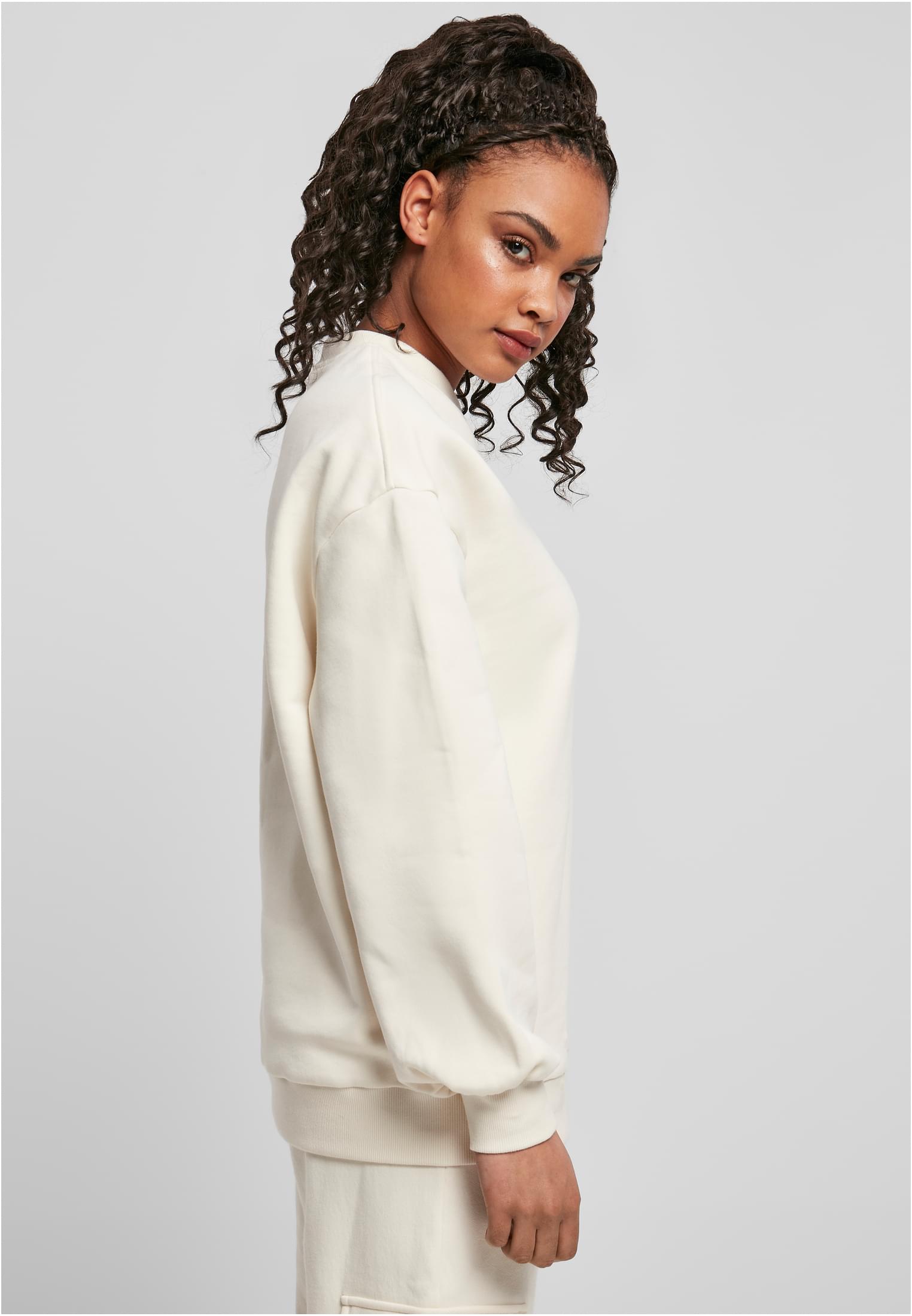 Ladies Organic Oversized Crew | whitesand