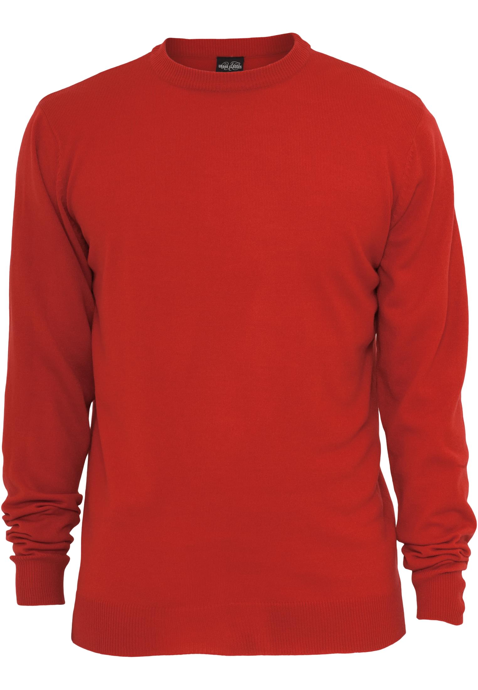 Knitted Crewneck | red