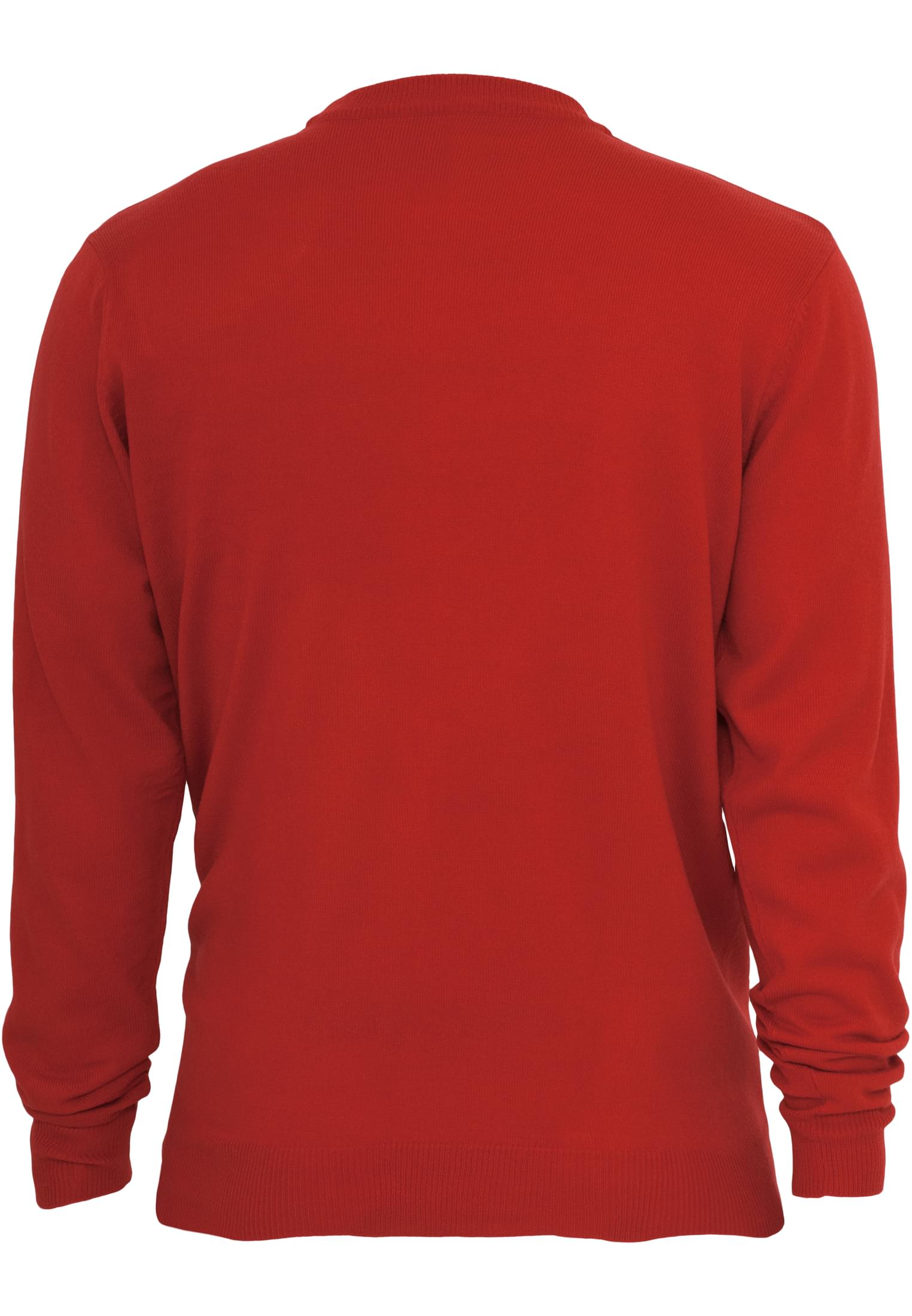 Knitted Crewneck | red