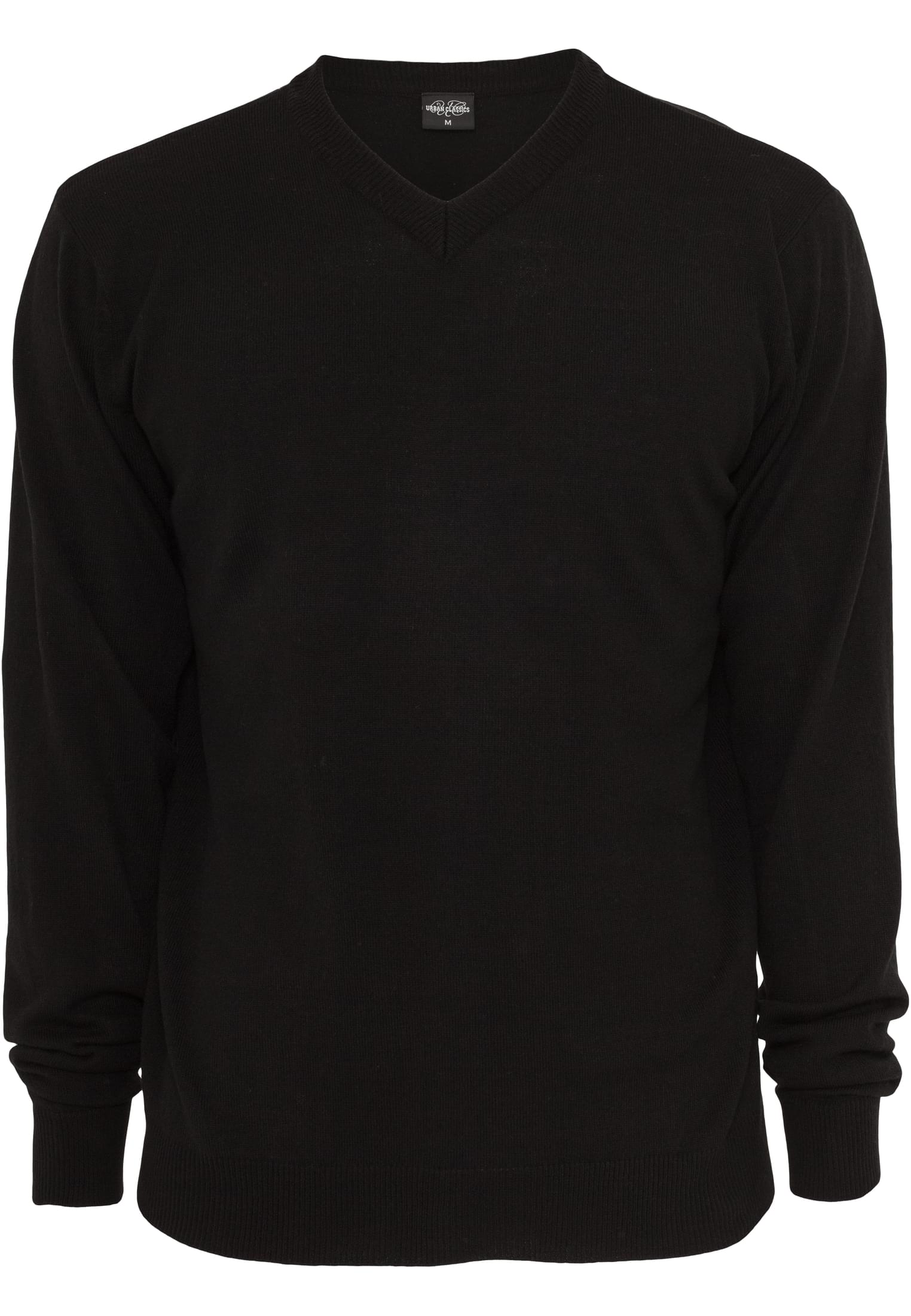 Knitted V-Neck | black