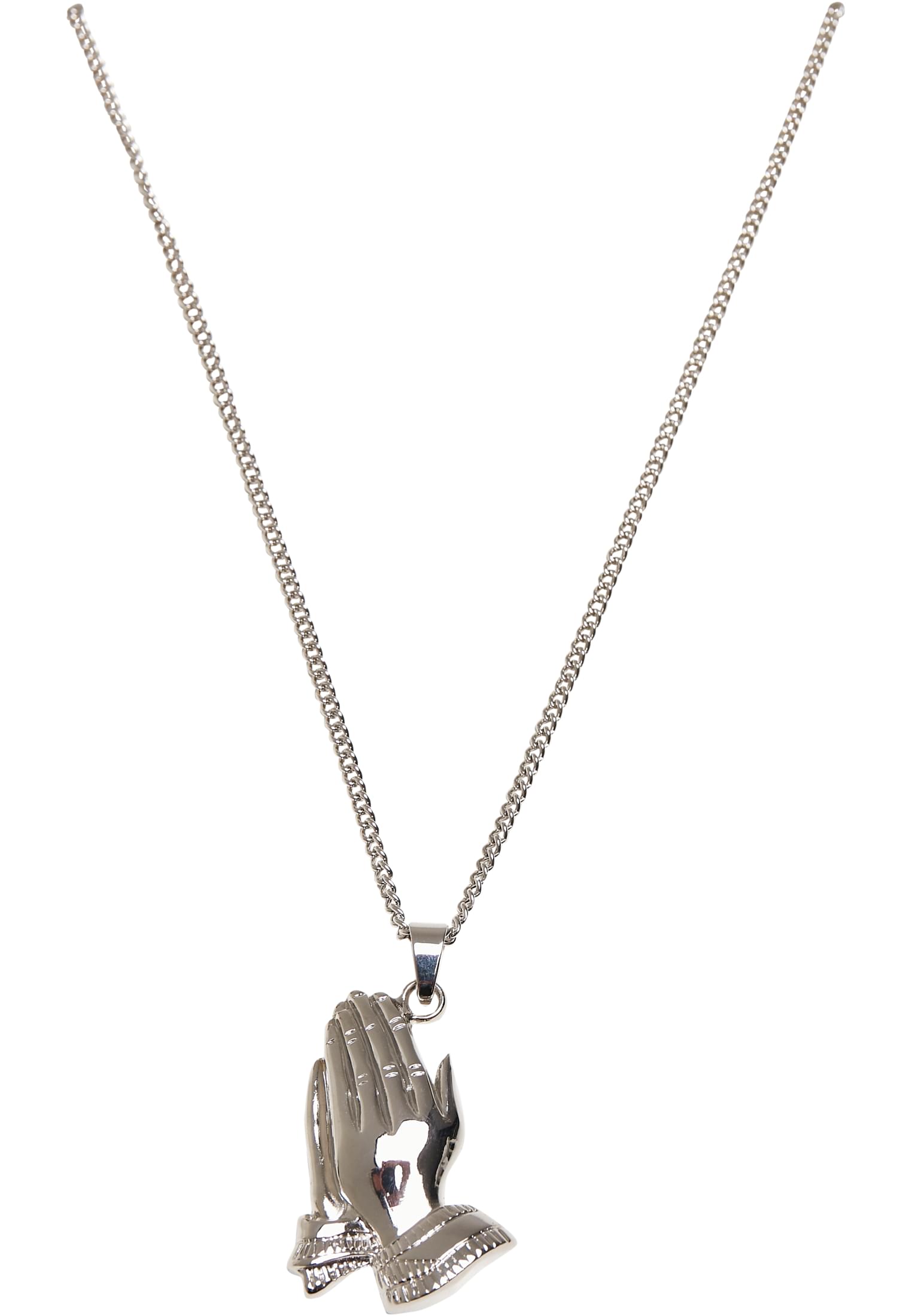 Pray Hands Necklace | silver