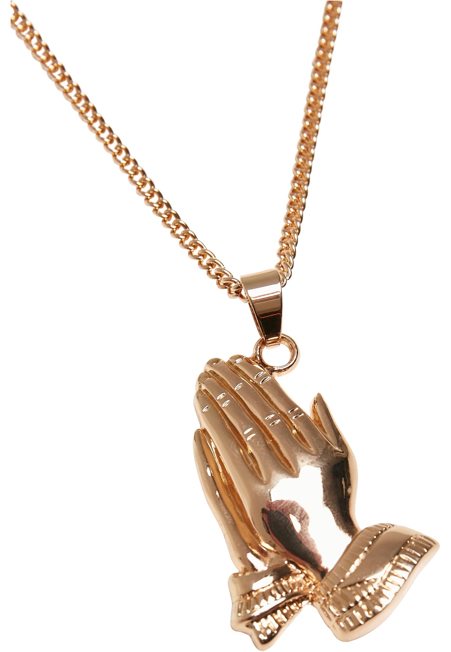 Pray Hands Necklace | gold