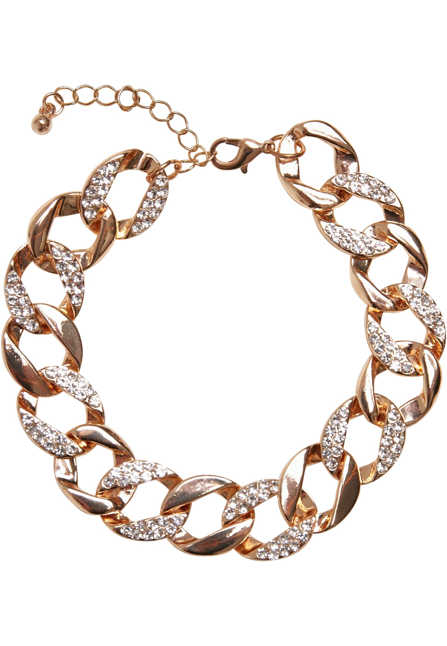 Basic Diamond Necklace And Bracelet Set | gold