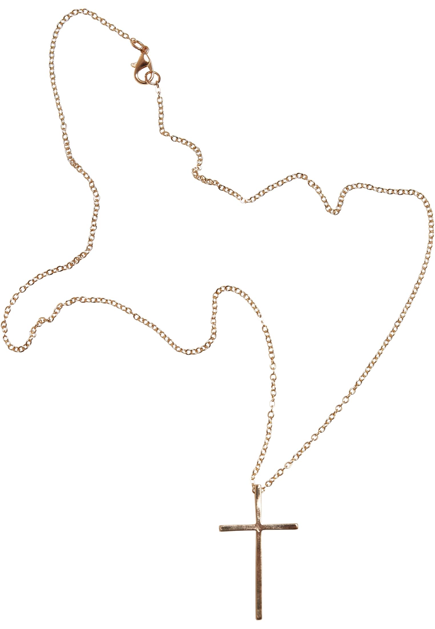 Big Basic Cross Necklace | gold