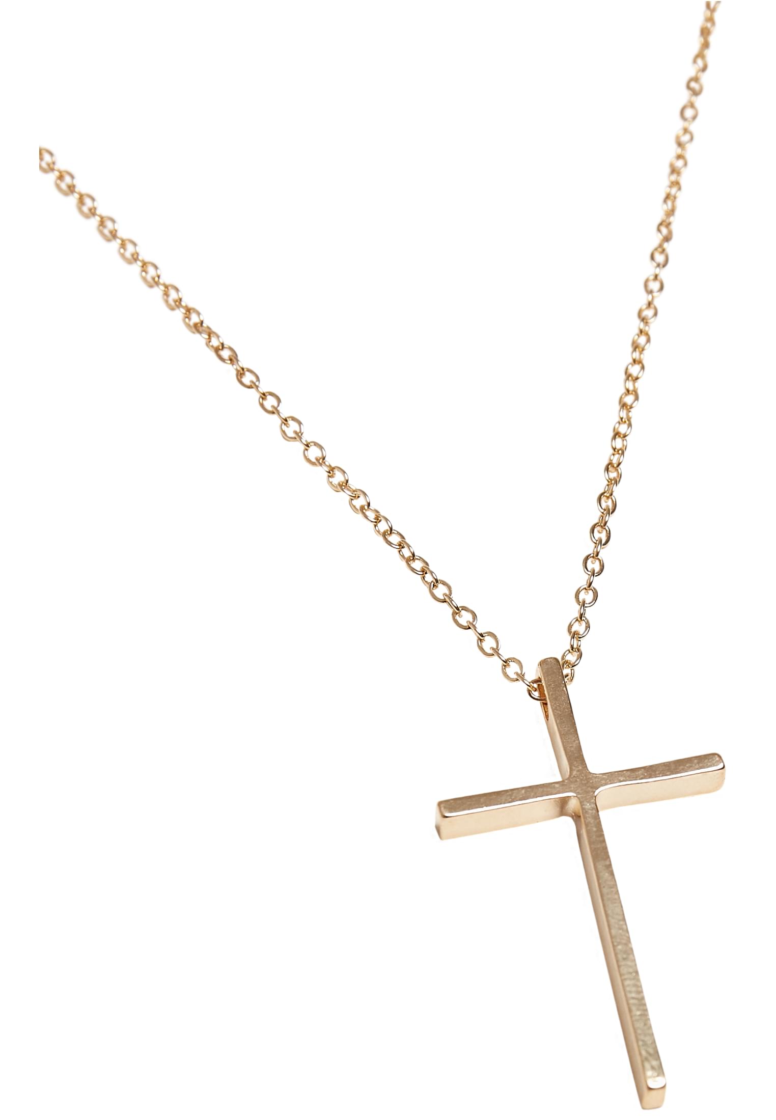 Big Basic Cross Necklace | gold