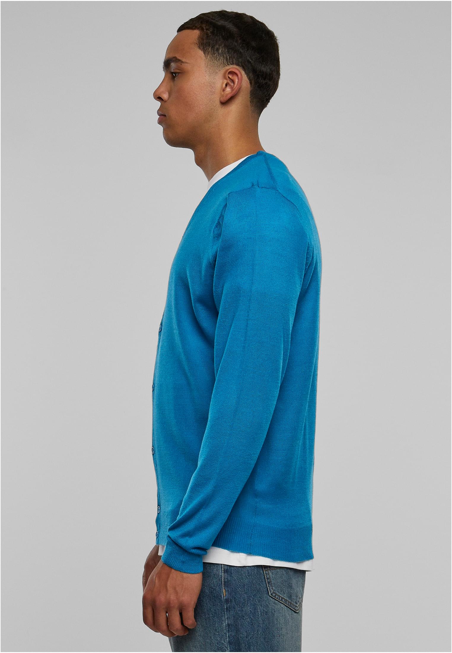 Knitted Cardigan | turquoise