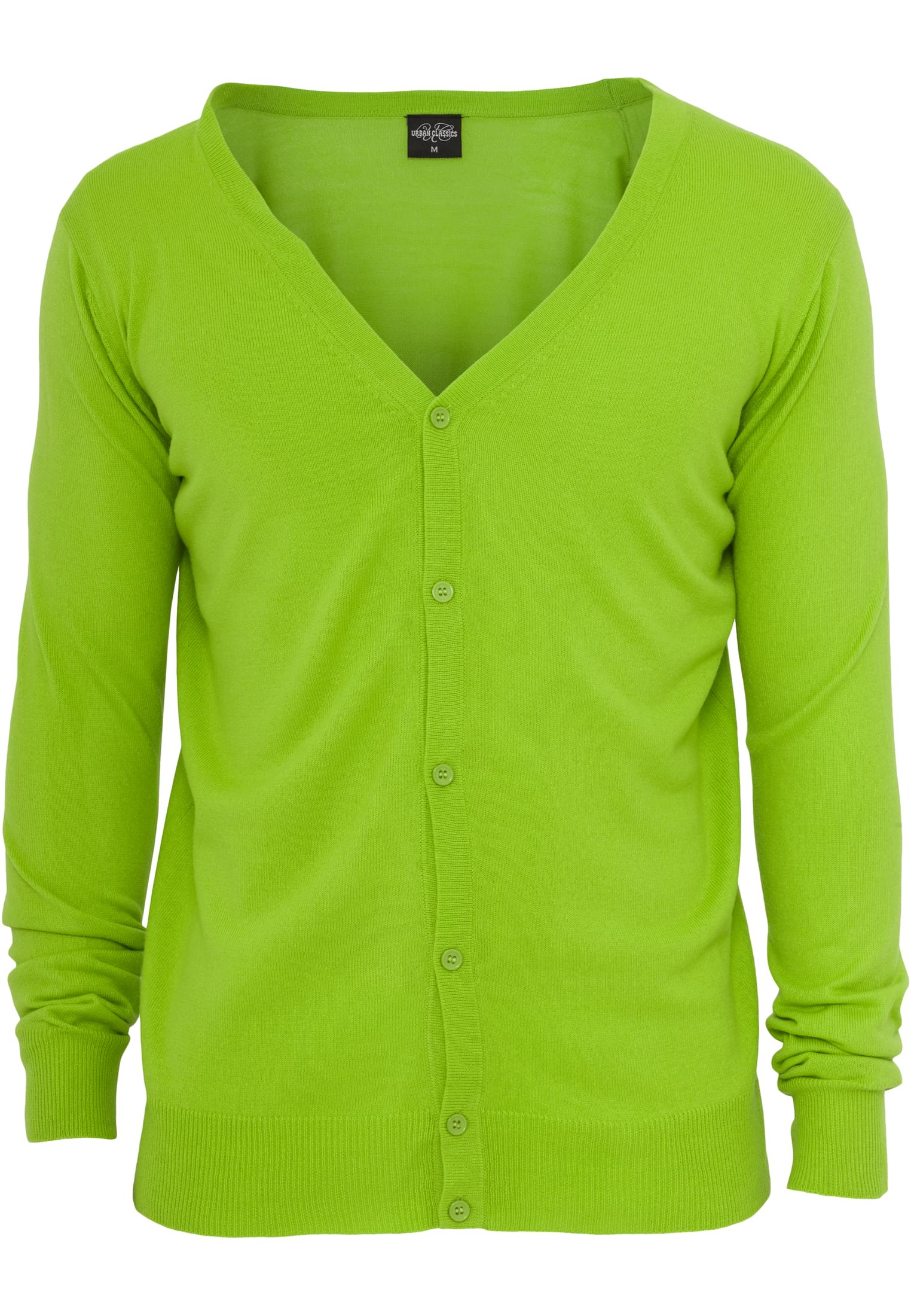 Knitted Cardigan | limegreen