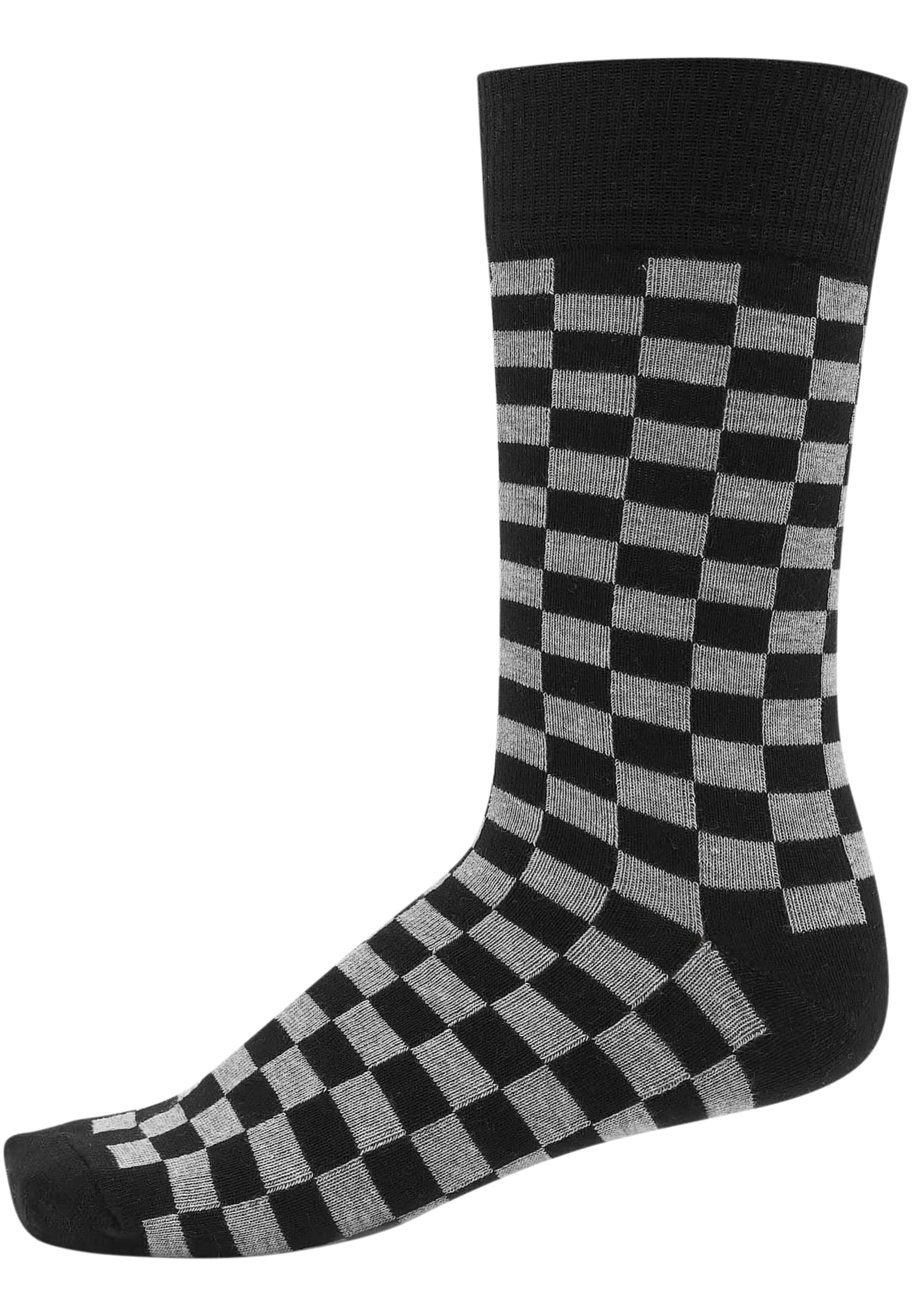 Check Socks 5-Pack | blk/h.grey/wht