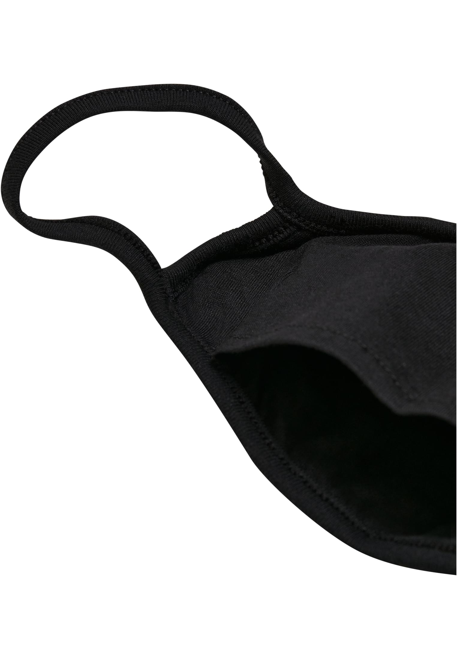 Urban Classics Cotton Face Mask 2-Pack | black