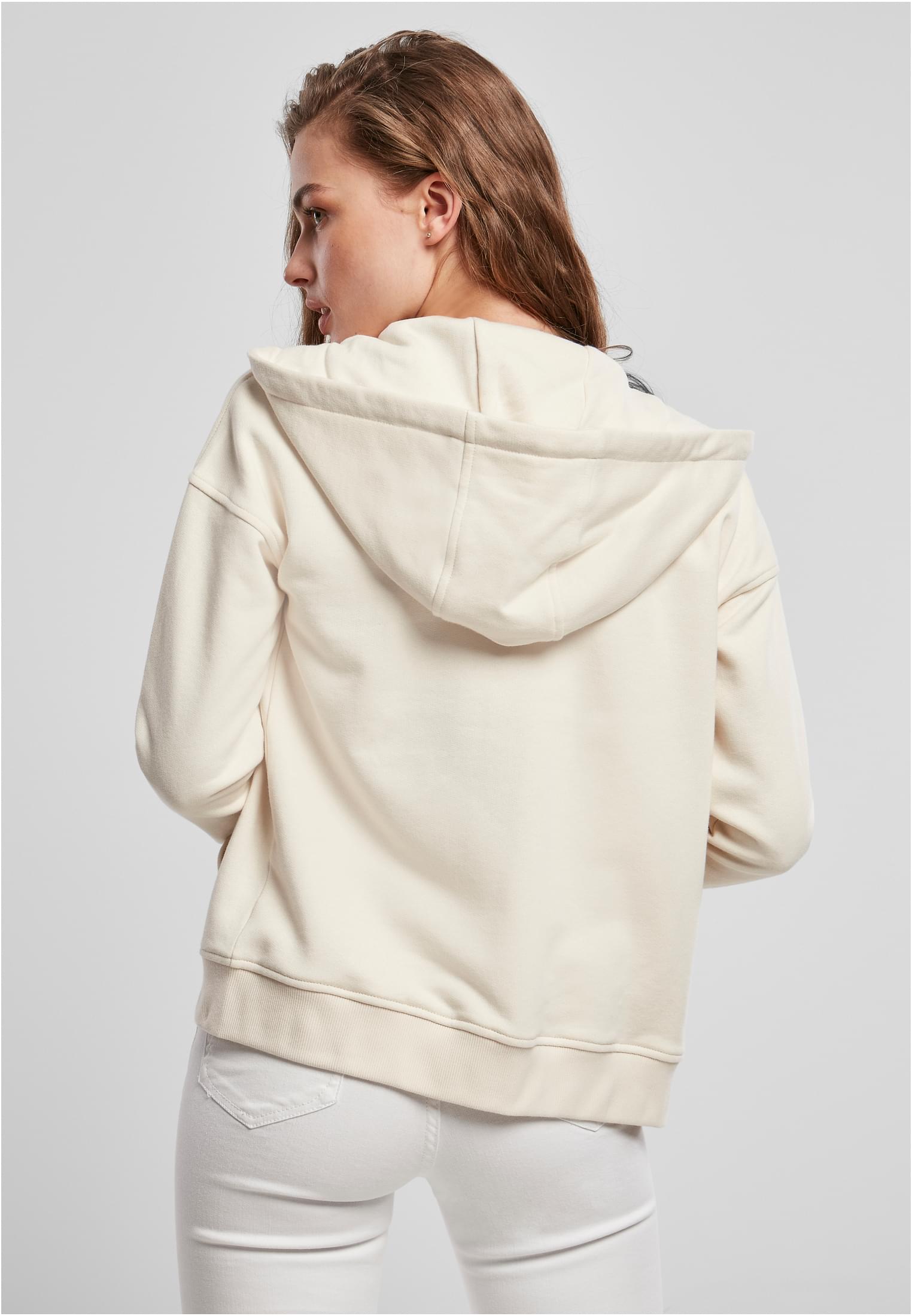 Ladies Organic Terry Zip Hoody | whitesand