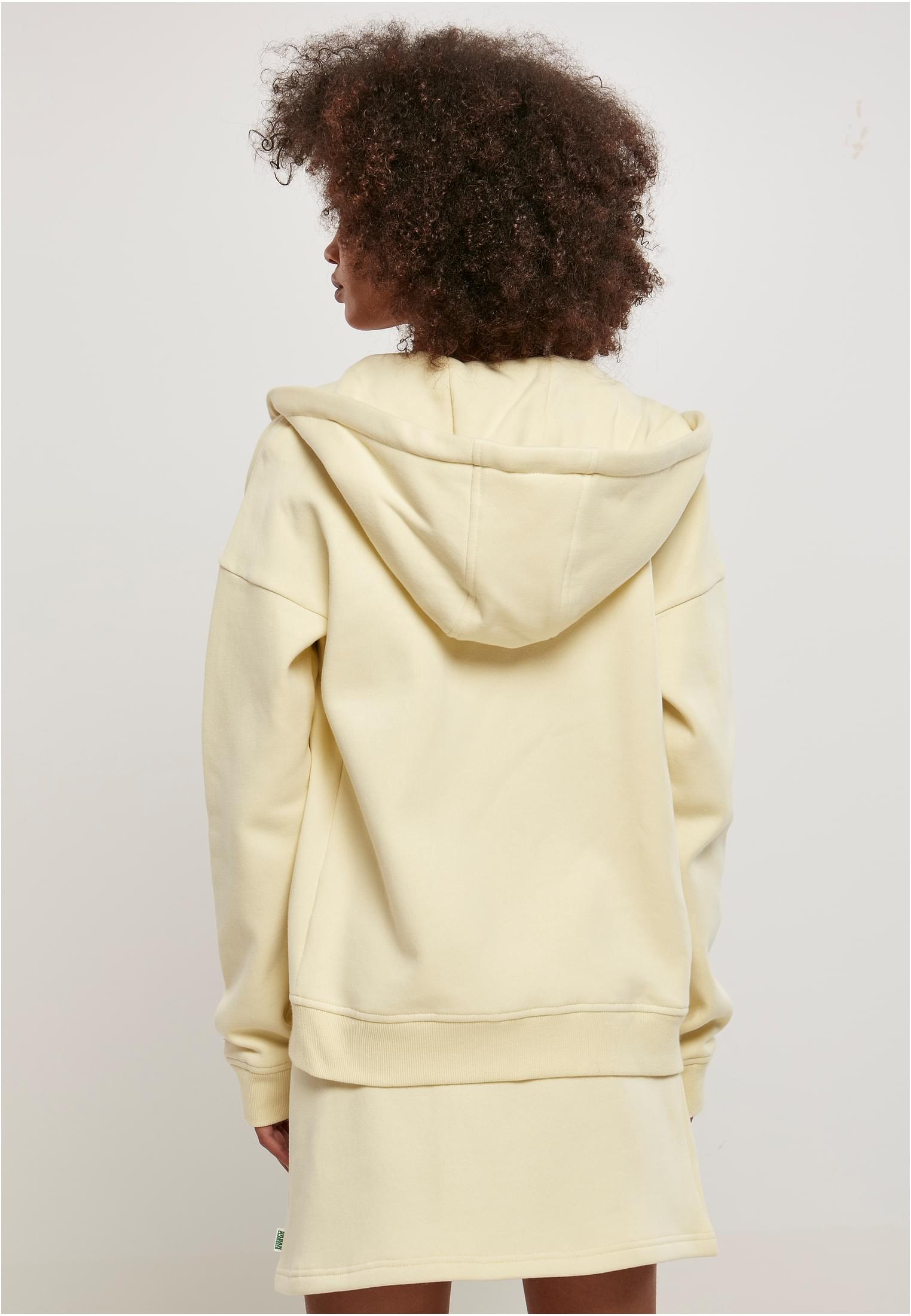 Ladies Organic Terry Zip Hoody | softyellow