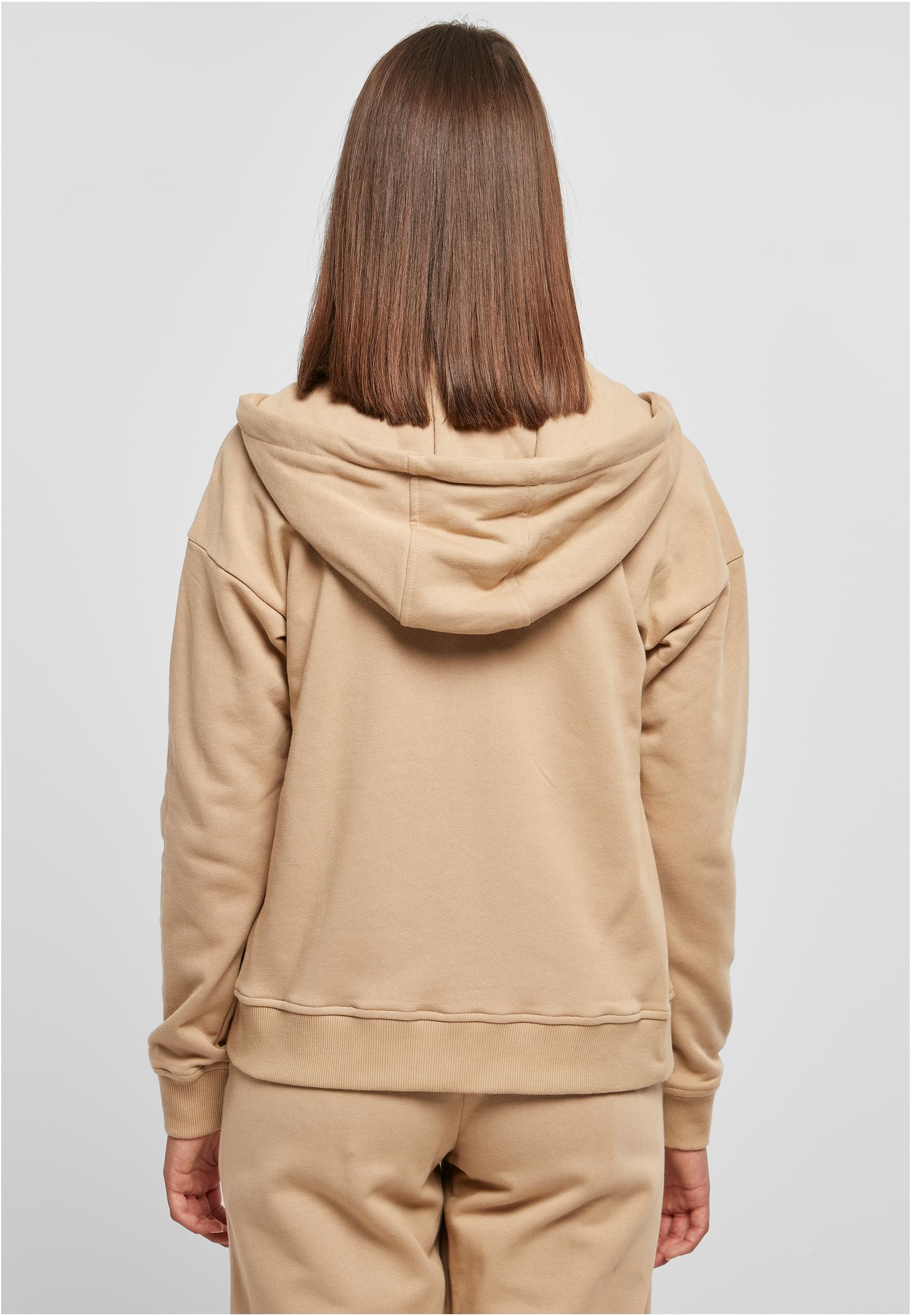 Ladies Organic Terry Zip Hoody | unionbeige