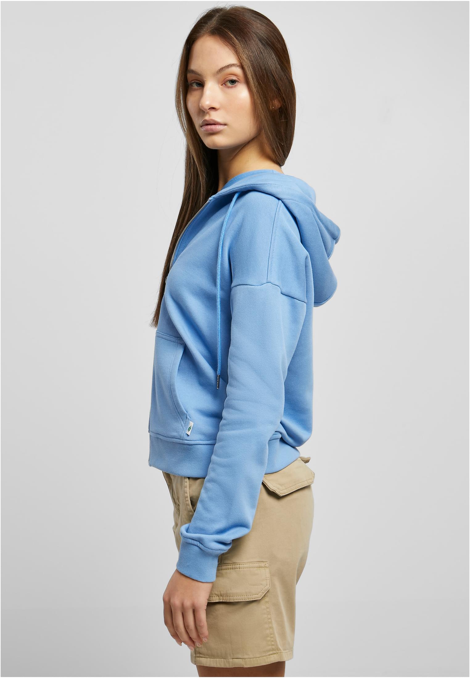 Ladies Organic Terry Zip Hoody | horizonblue