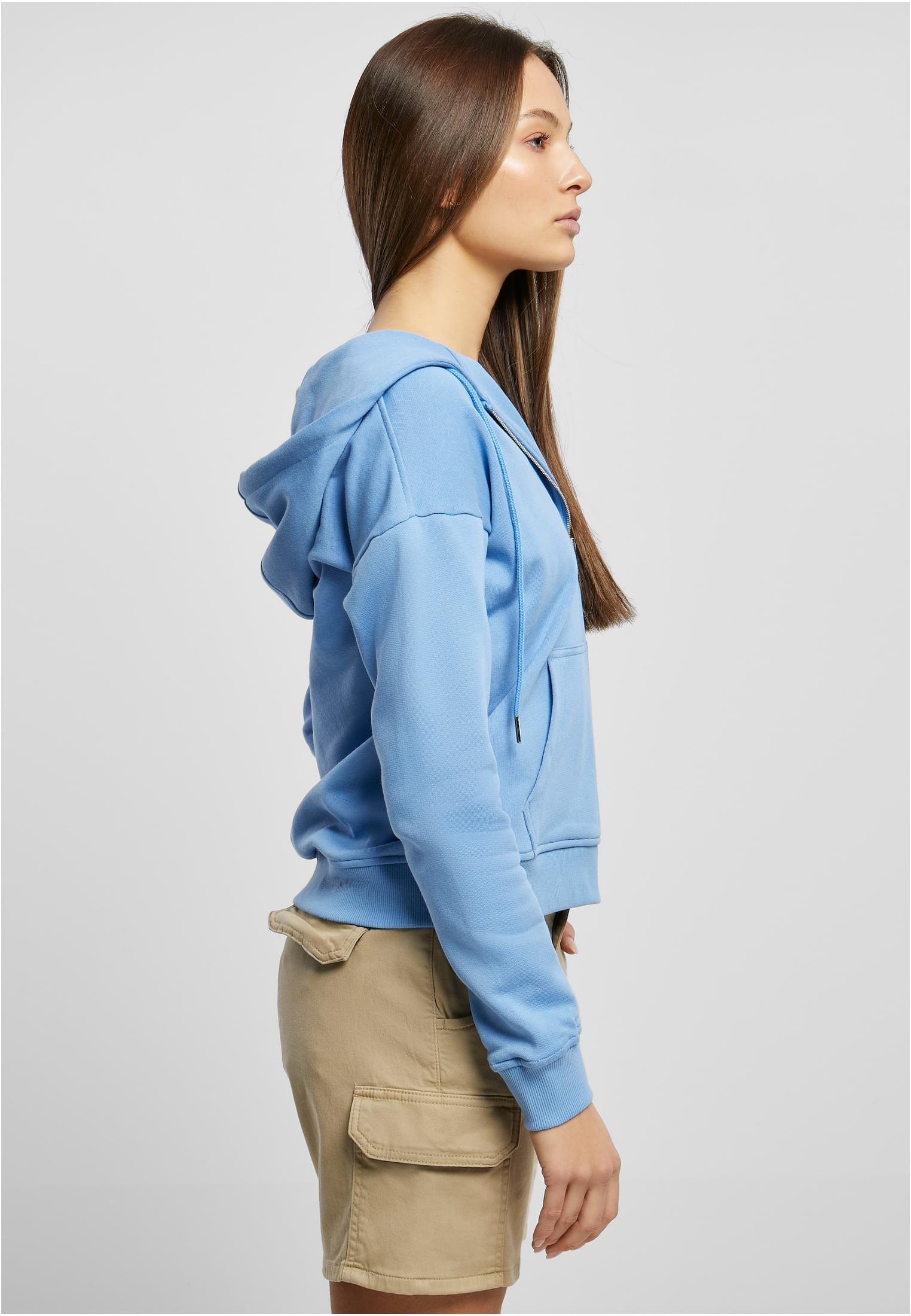 Ladies Organic Terry Zip Hoody | horizonblue