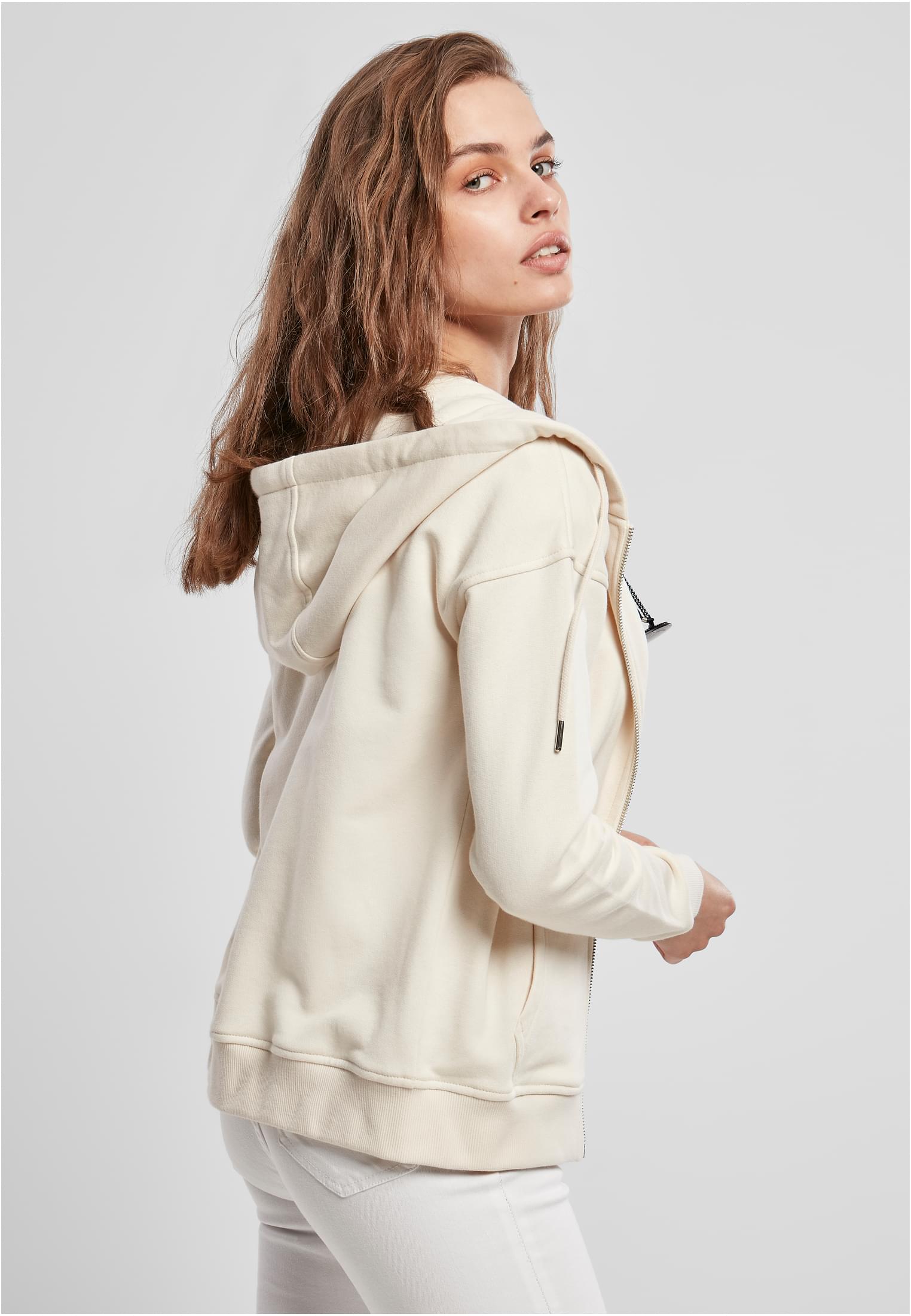 Ladies Organic Terry Zip Hoody | whitesand