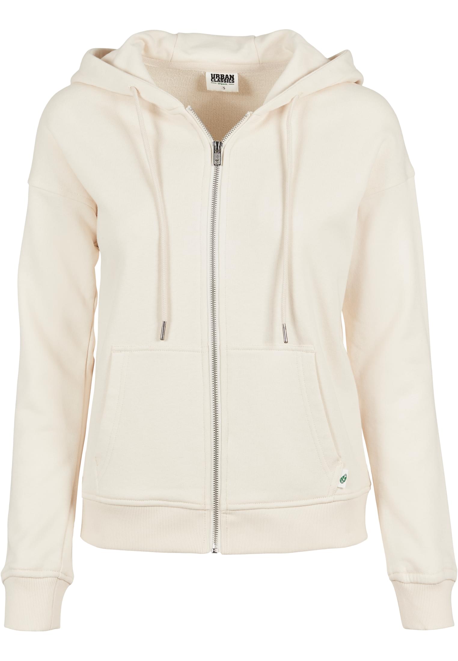 Ladies Organic Terry Zip Hoody | whitesand