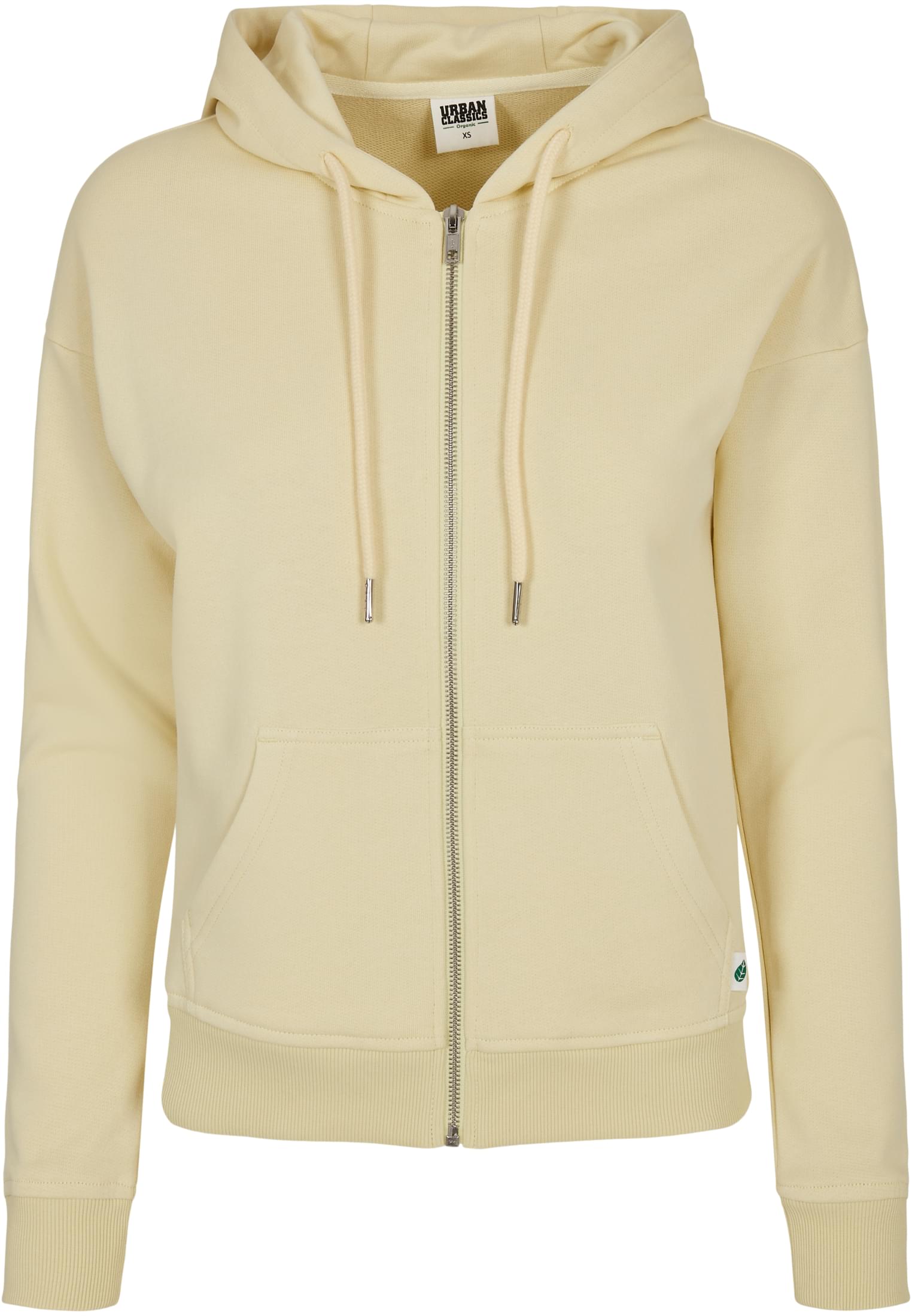 Ladies Organic Terry Zip Hoody | softyellow