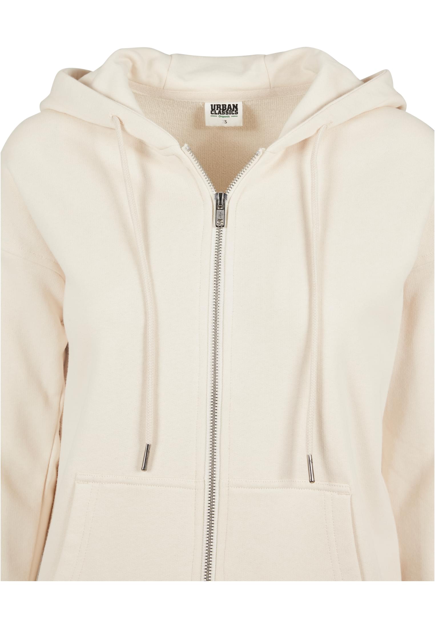 Ladies Organic Terry Zip Hoody | whitesand