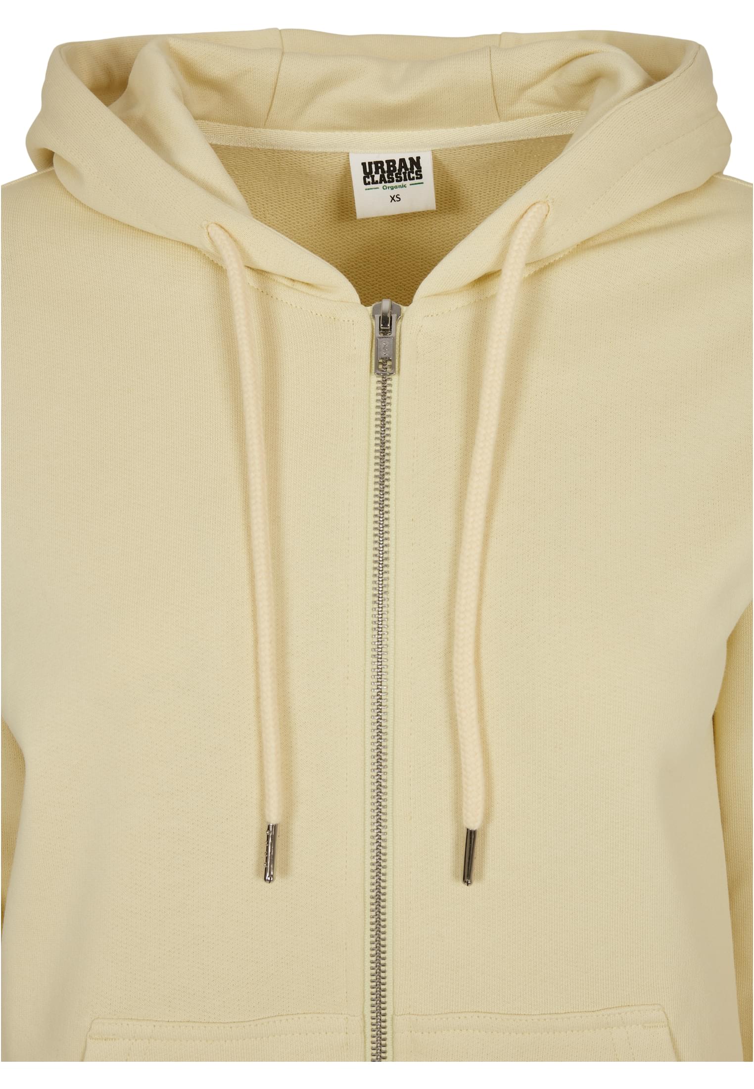 Ladies Organic Terry Zip Hoody | softyellow