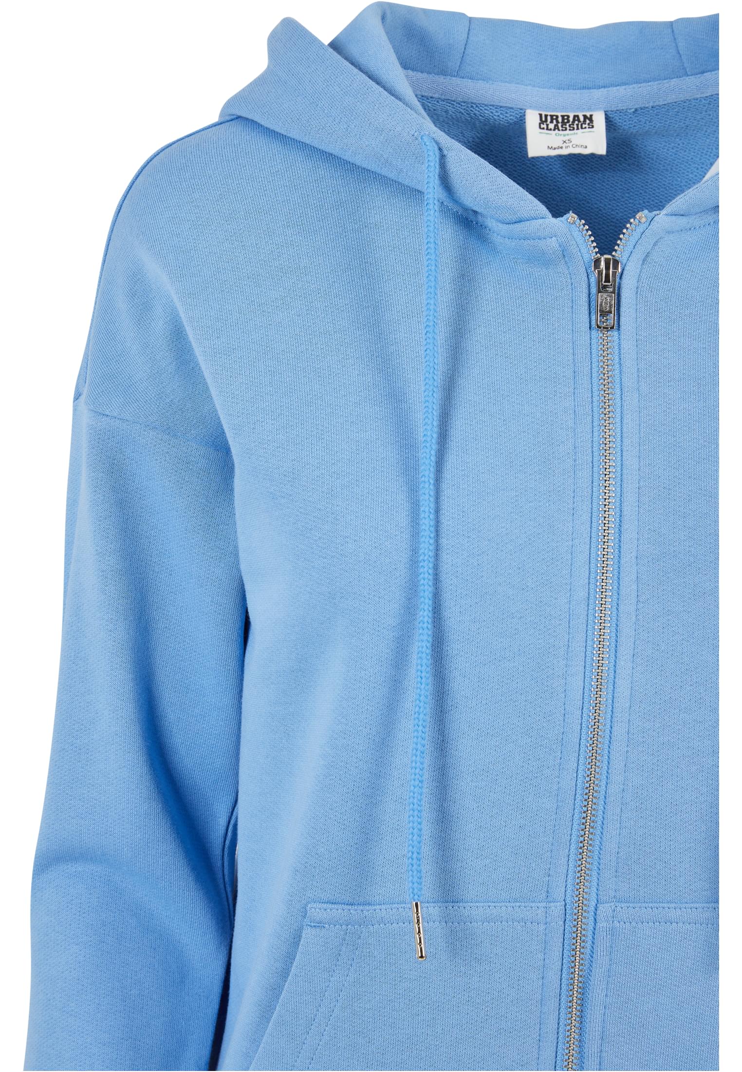 Ladies Organic Terry Zip Hoody | horizonblue