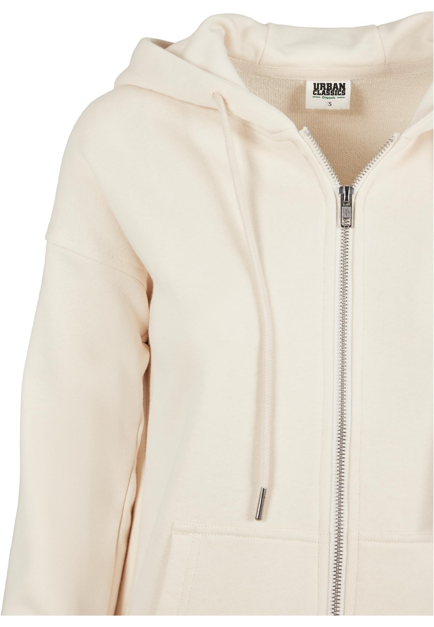 Ladies Organic Terry Zip Hoody | whitesand