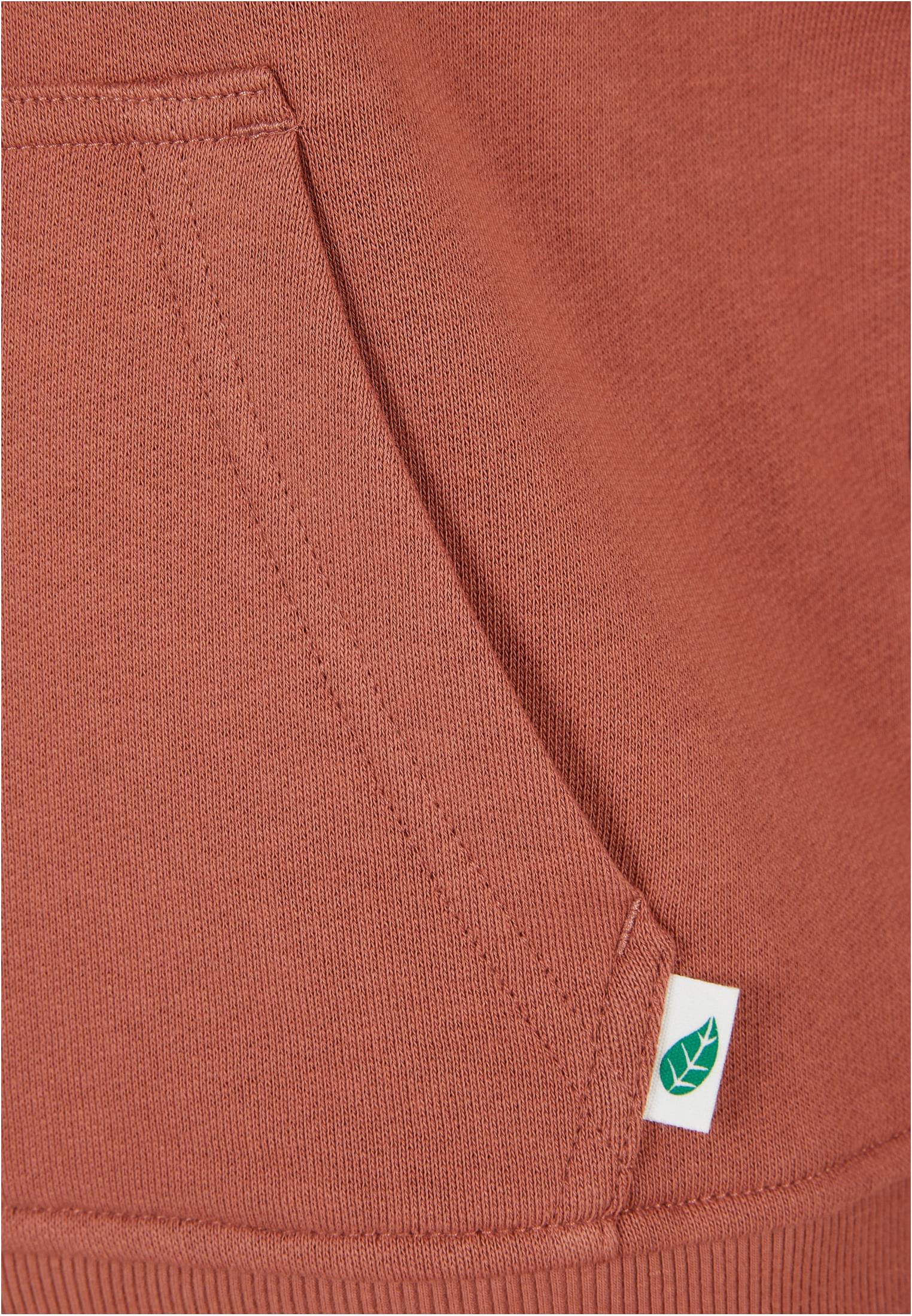 Ladies Organic Terry Zip Hoody | terracotta