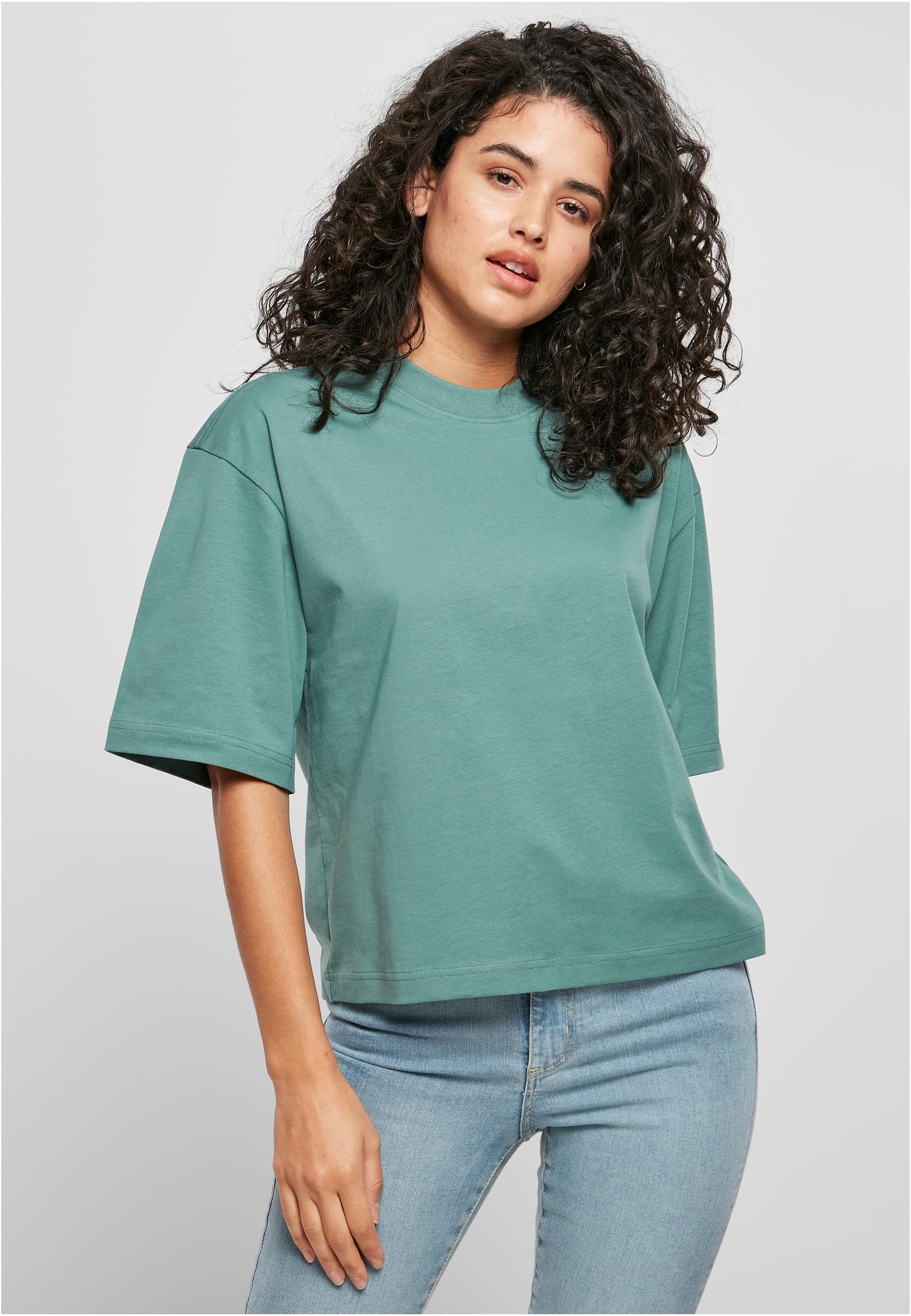 Ladies Organic Oversized Tee | paleleaf