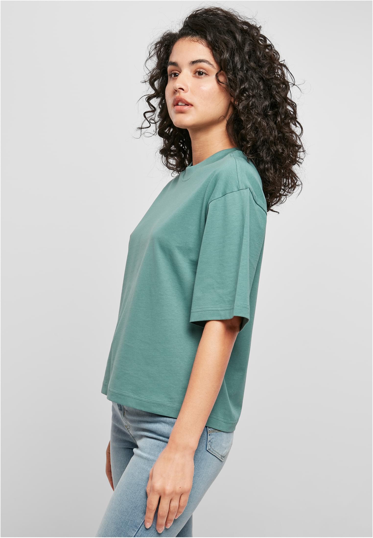 Ladies Organic Oversized Tee | paleleaf