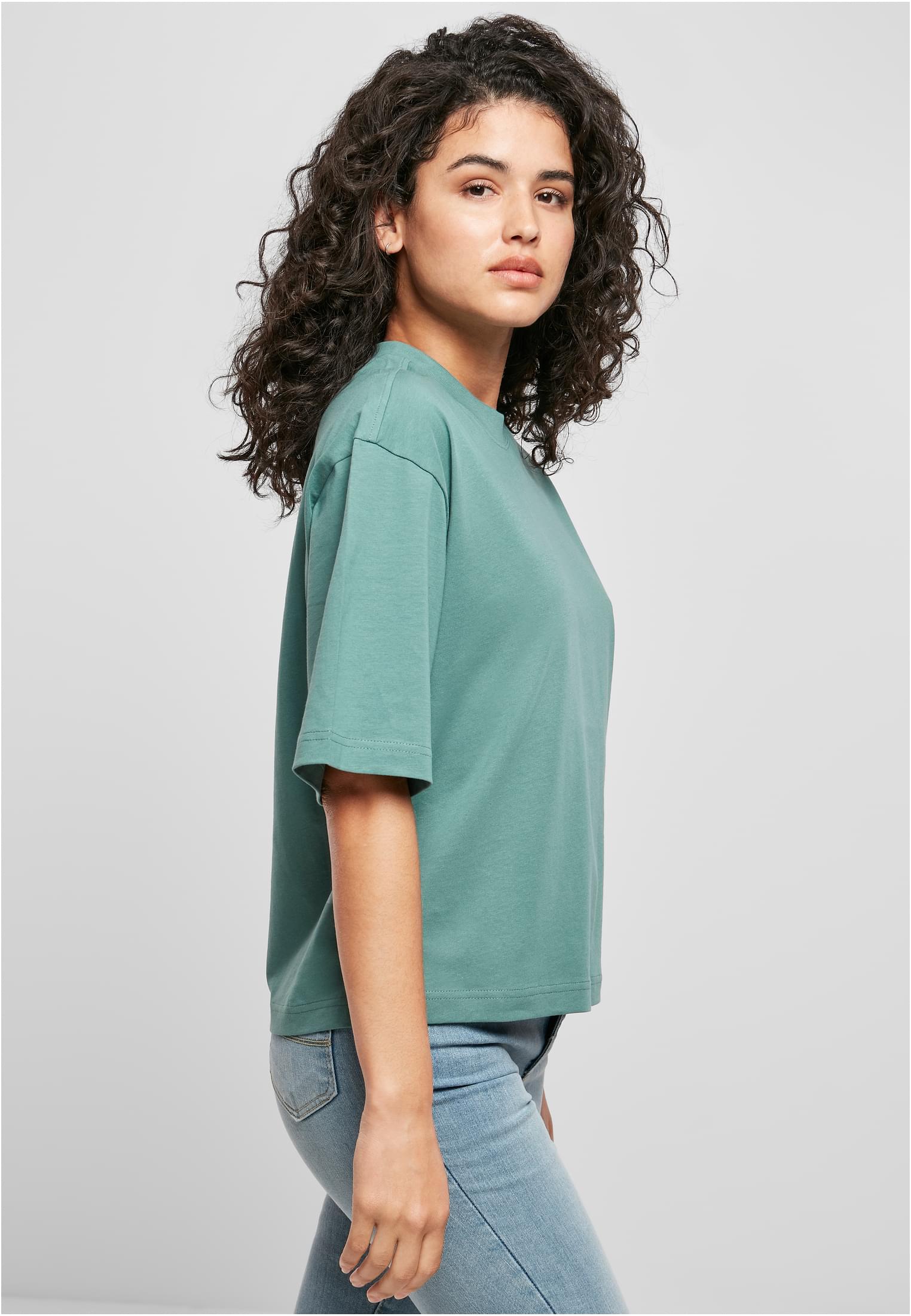 Ladies Organic Oversized Tee | paleleaf