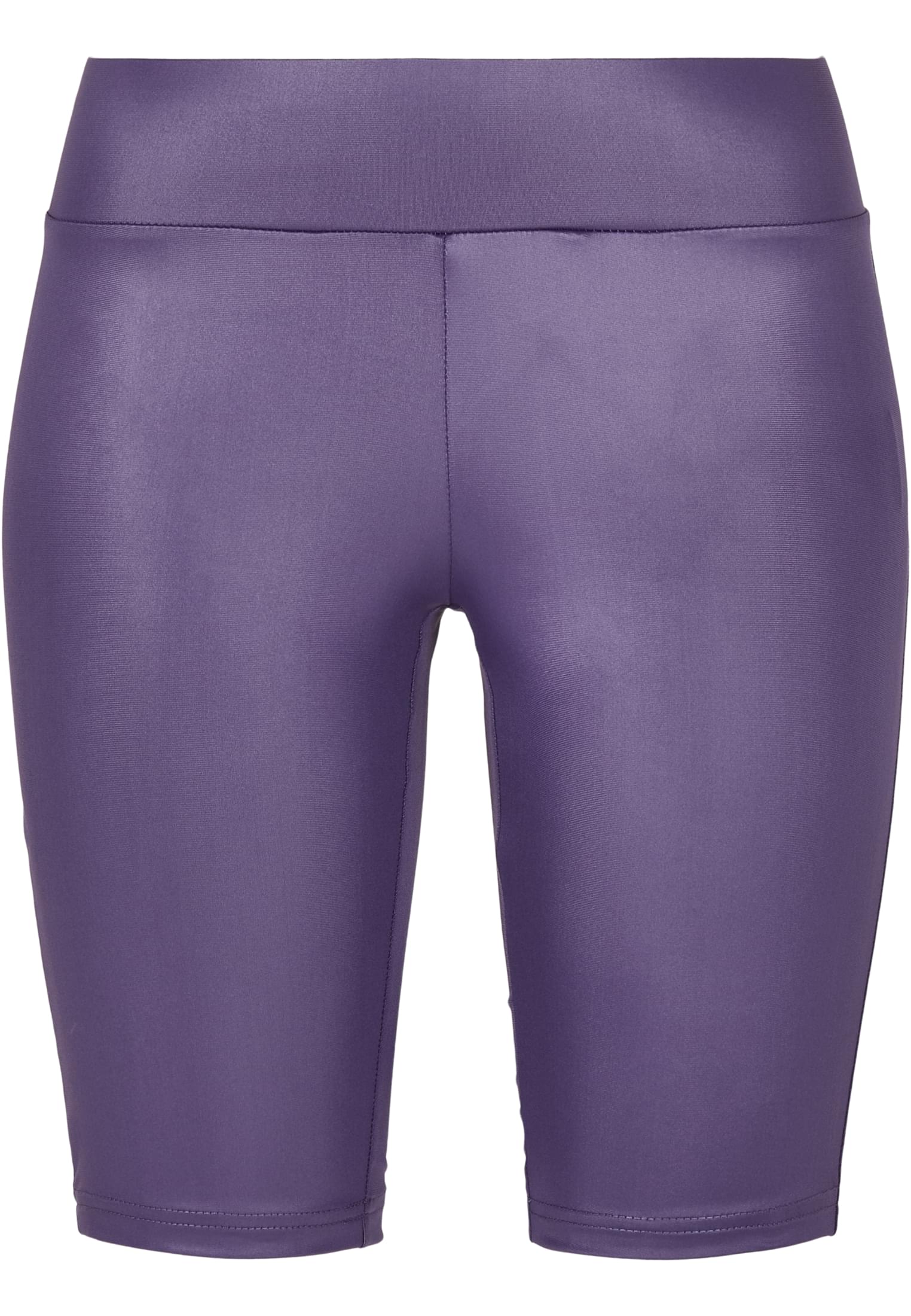 Ladies Synthetic Leather Cycle Shorts | darkduskviolet