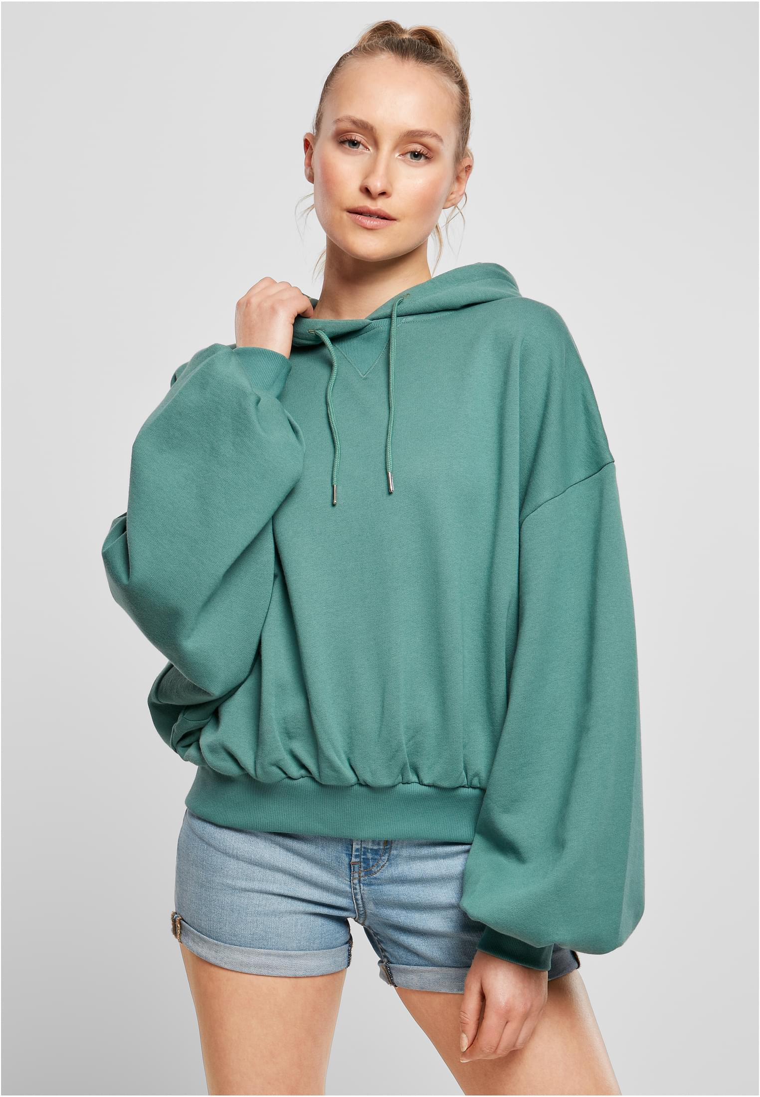 Ladies Organic Oversized Terry Hoody | paleleaf