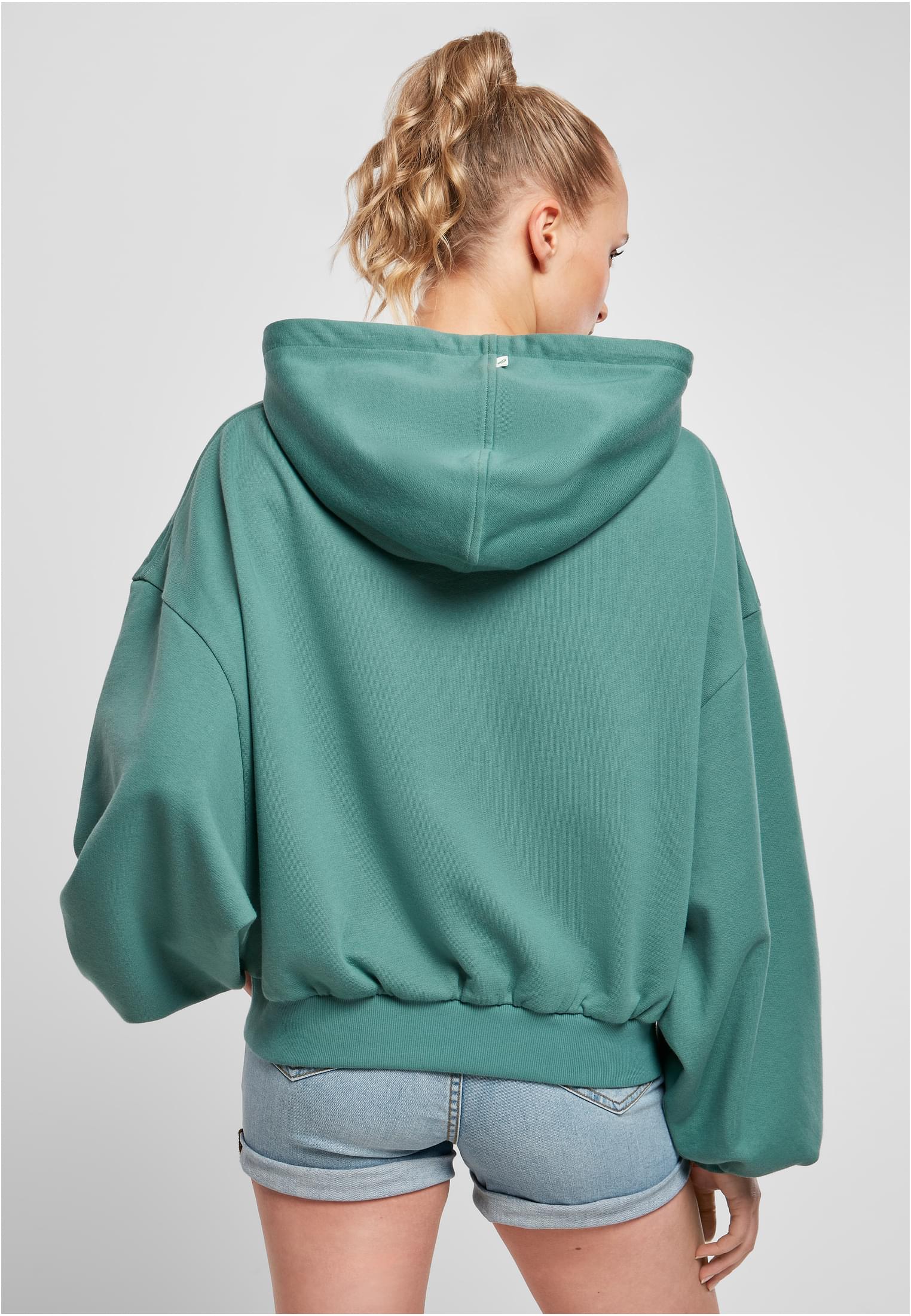 Ladies Organic Oversized Terry Hoody | paleleaf