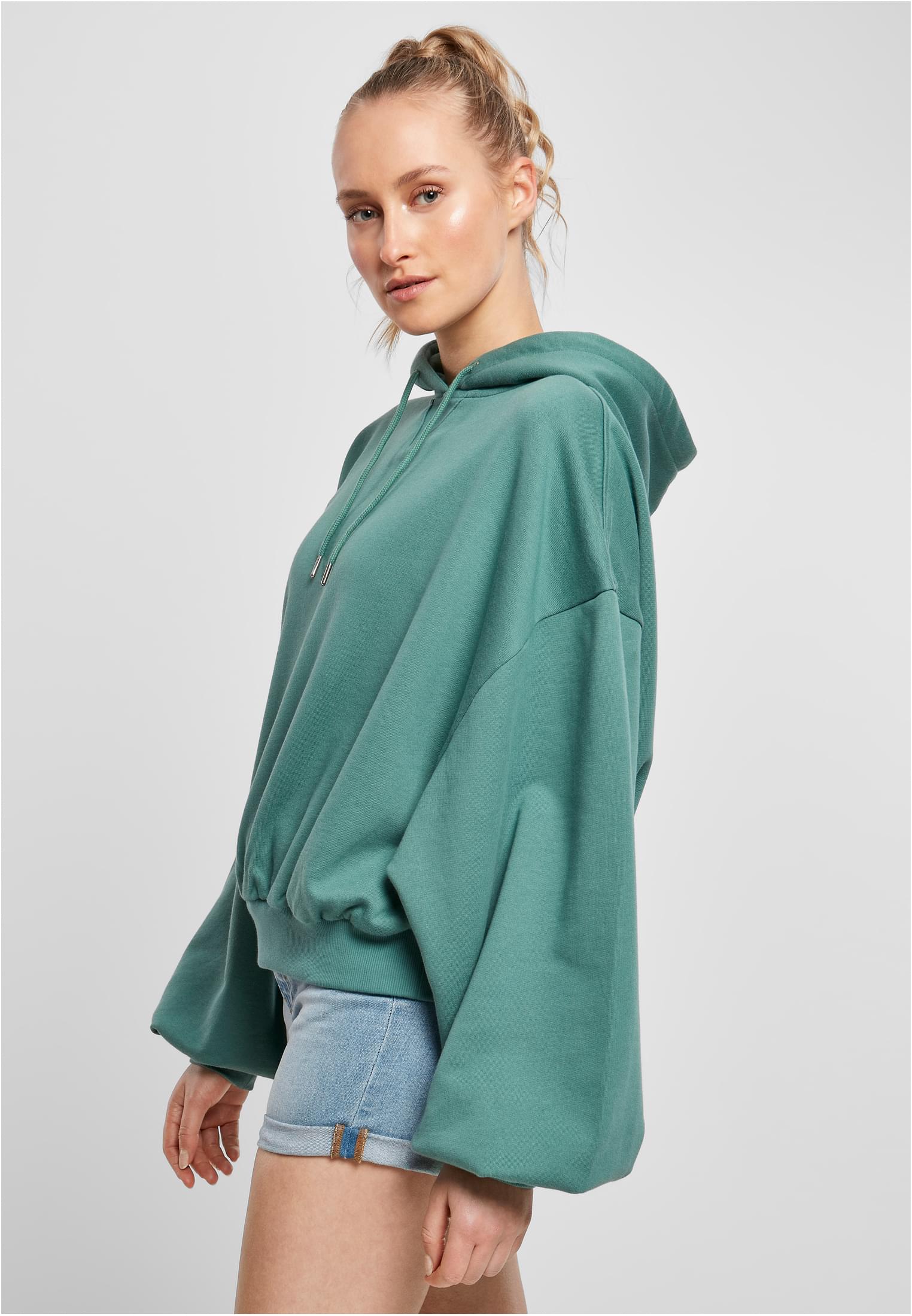 Ladies Organic Oversized Terry Hoody | paleleaf