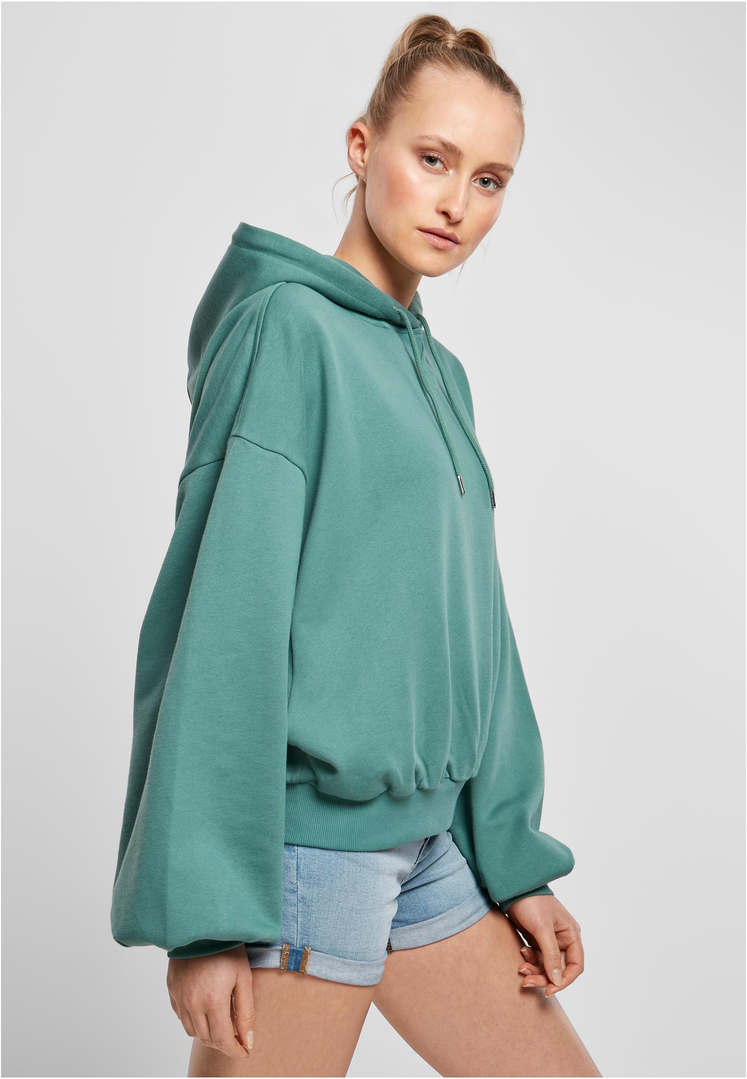 Ladies Organic Oversized Terry Hoody | paleleaf