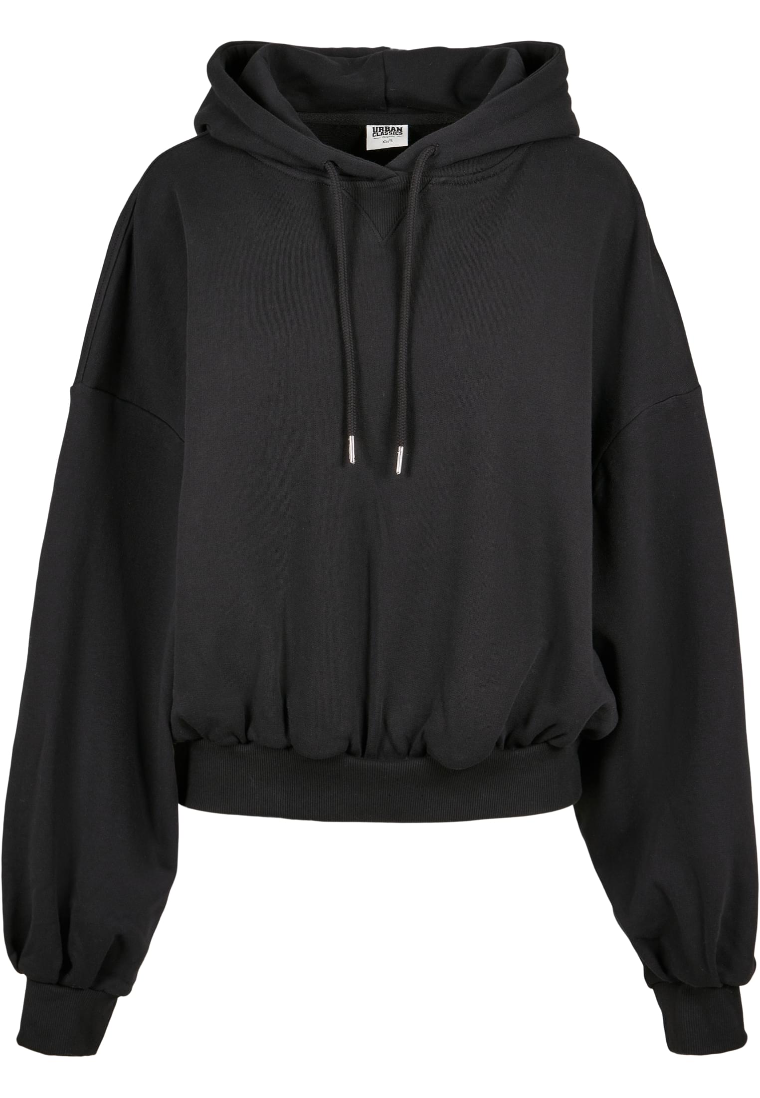 Ladies Organic Oversized Terry Hoody | black