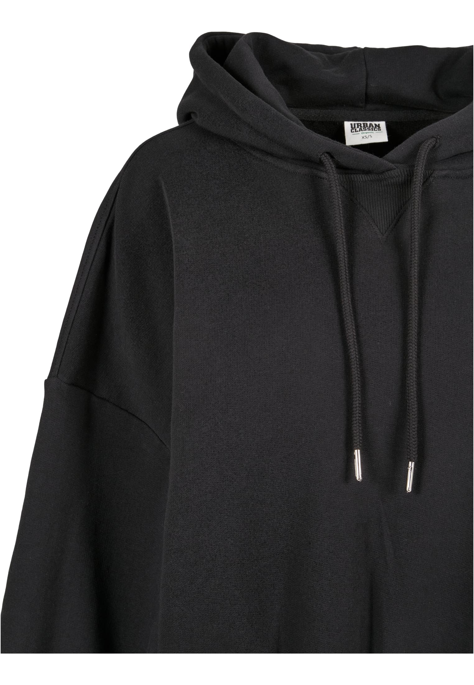 Ladies Organic Oversized Terry Hoody | black