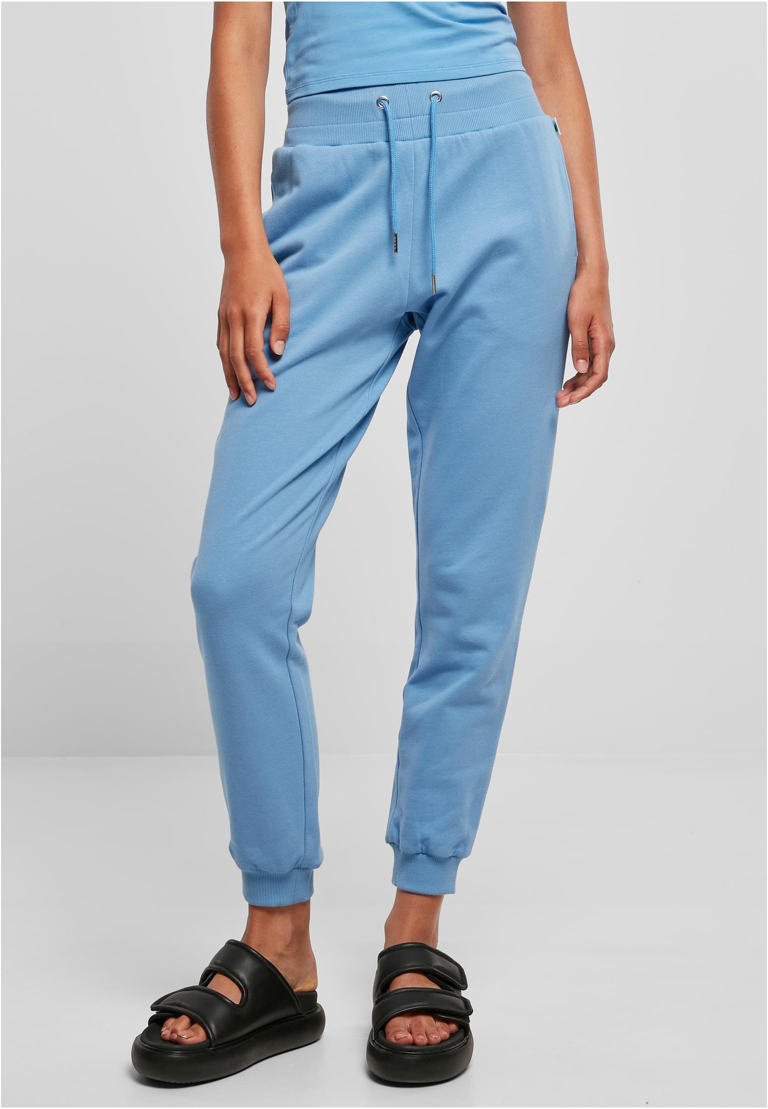 Ladies Organic High Waist Sweat Pants | horizonblue