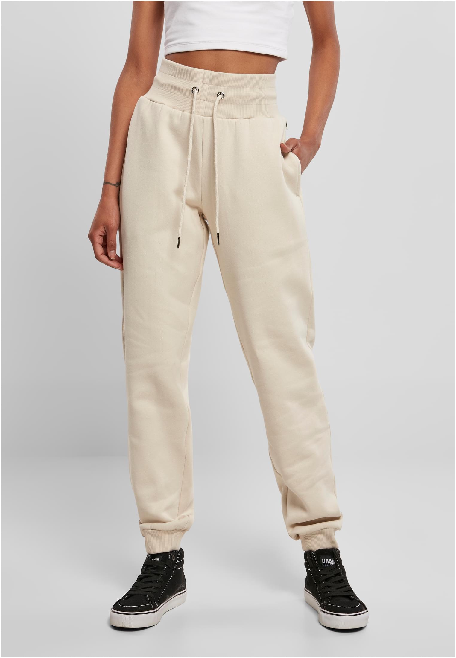 Ladies Organic High Waist Sweat Pants | softseagrass