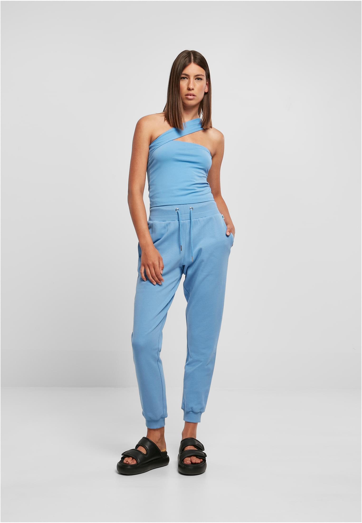 Ladies Organic High Waist Sweat Pants | horizonblue