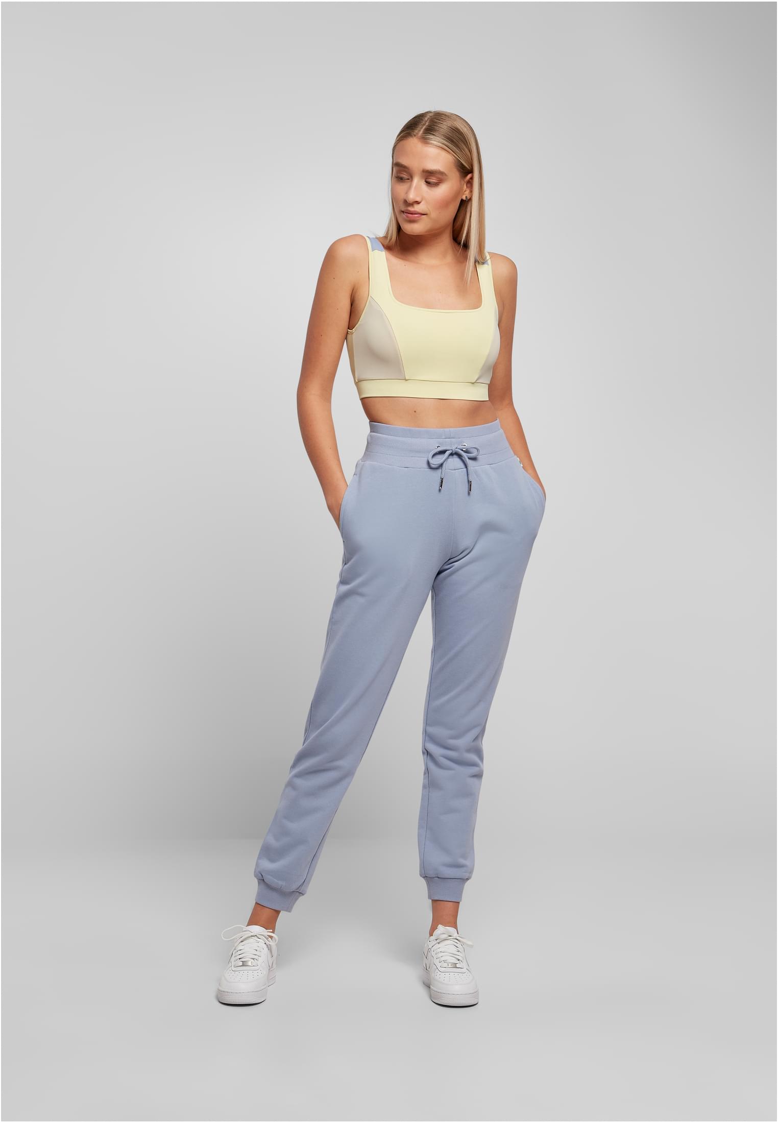 Ladies Organic High Waist Sweat Pants | violablue