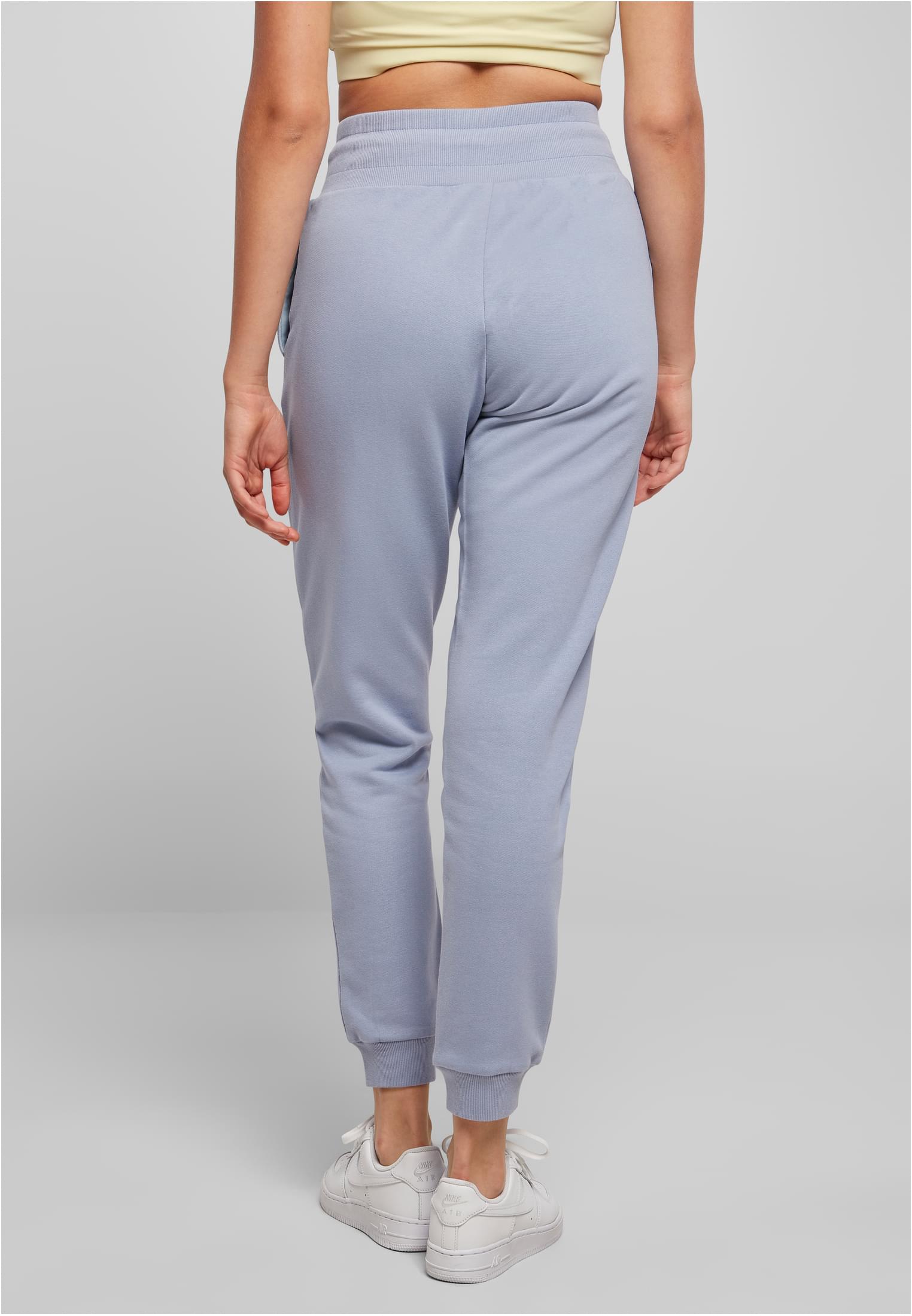 Ladies Organic High Waist Sweat Pants | violablue