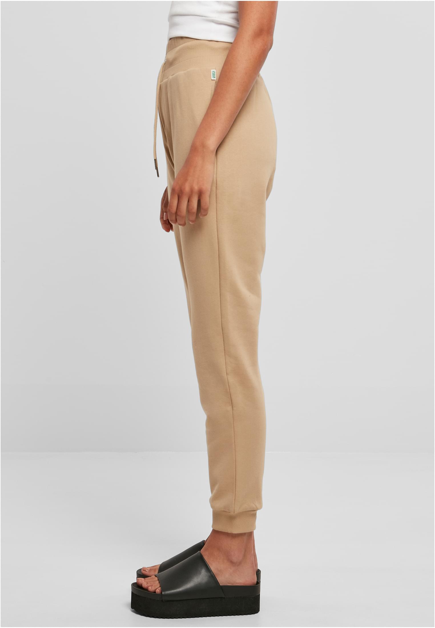 Ladies Organic High Waist Sweat Pants | unionbeige