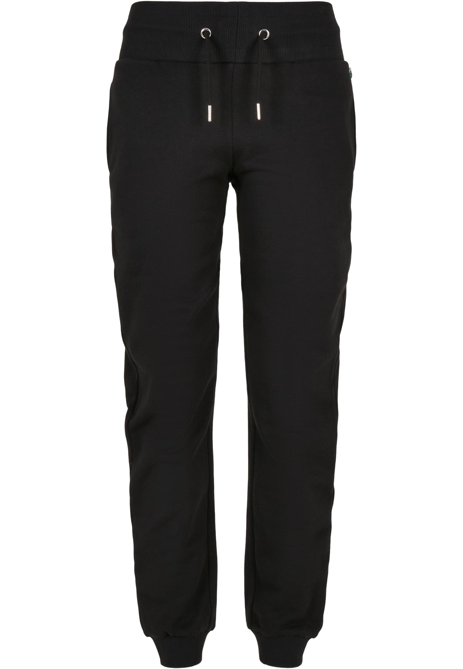 Ladies Organic High Waist Sweat Pants | black