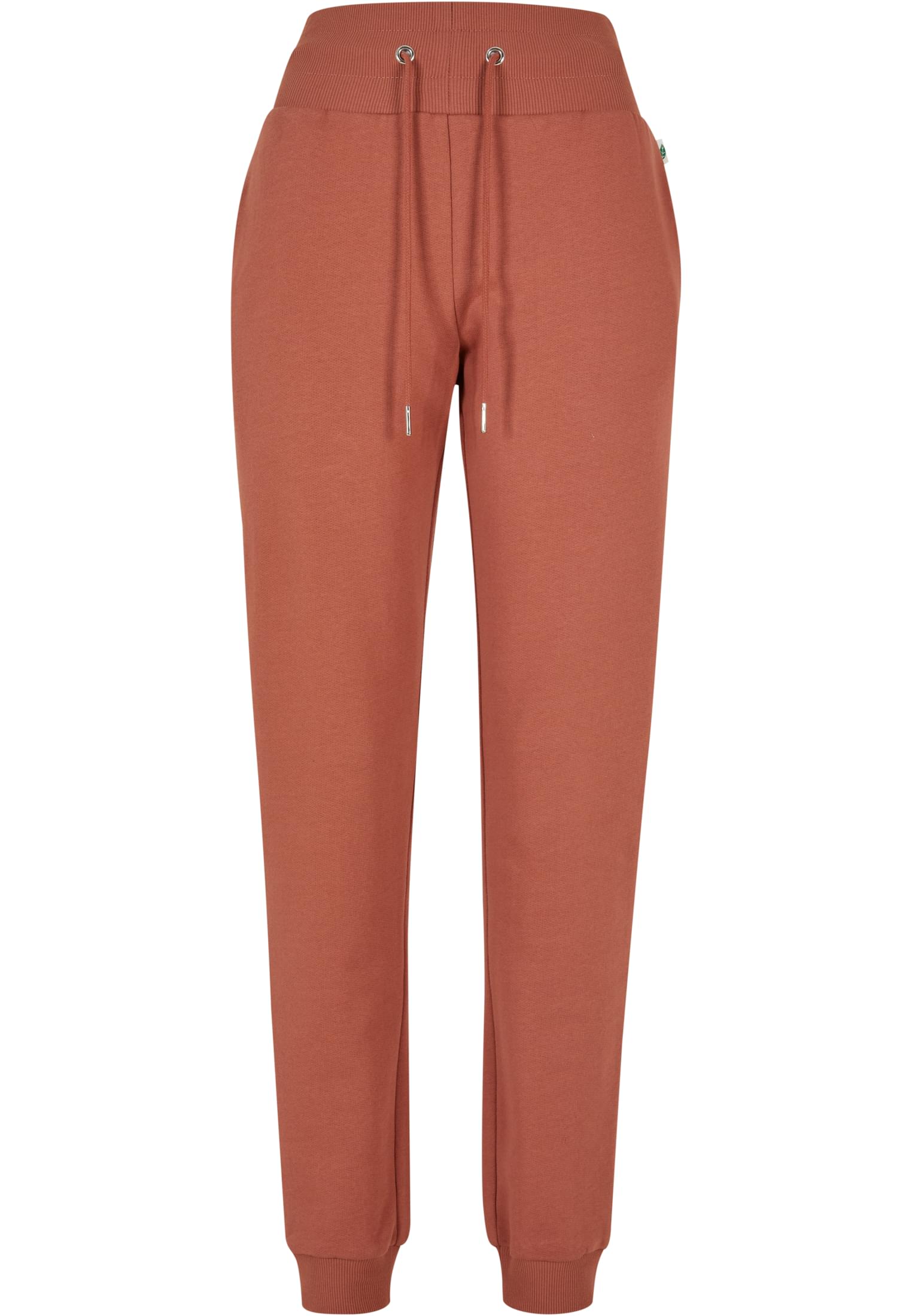 Ladies Organic High Waist Sweat Pants | terracotta